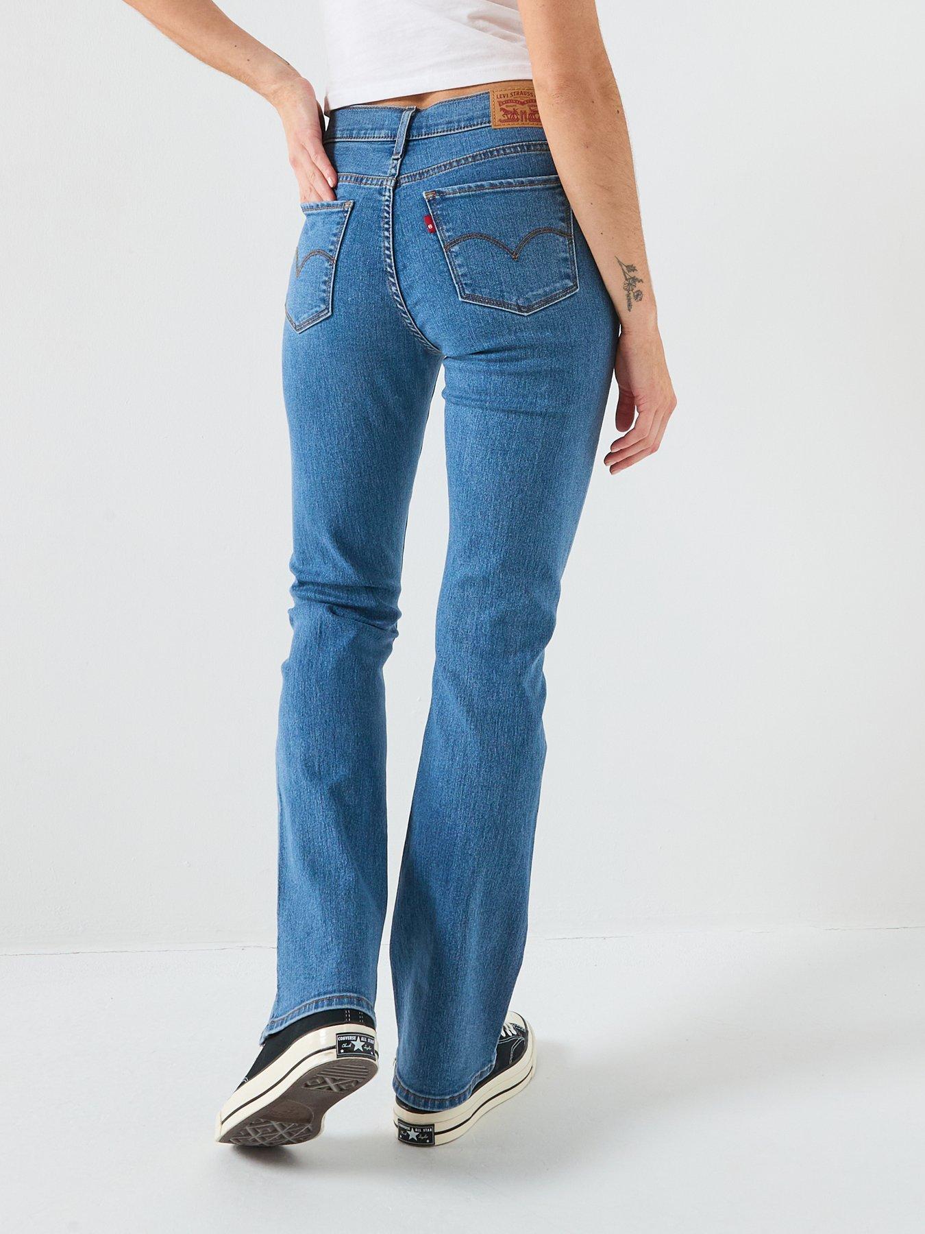 Image 2 of 6 of Levi's 315 Shaping Bootcut Jeans with Medium Stretch Denim &ndash; Blue
