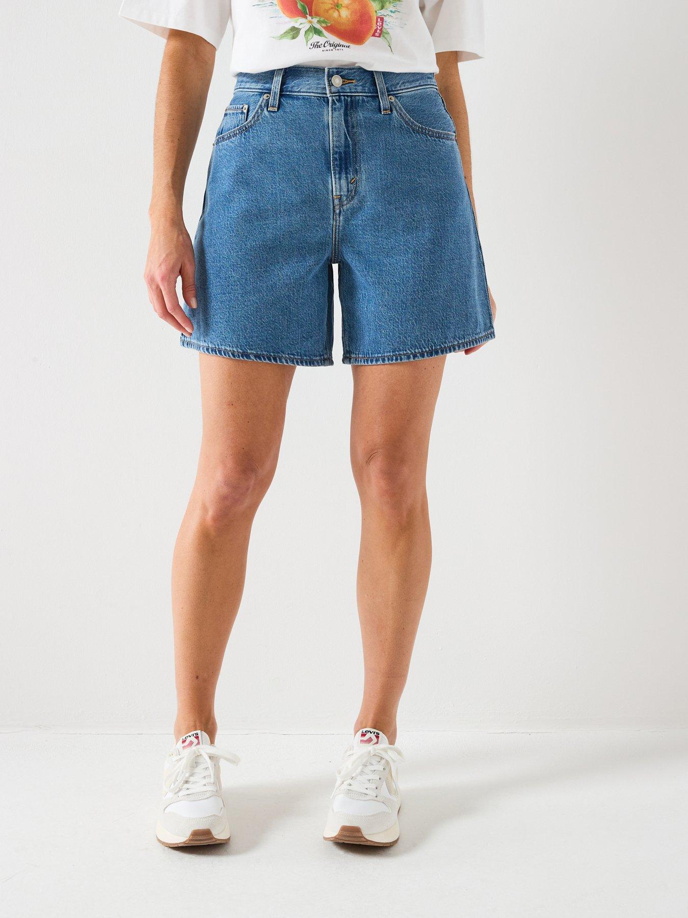 Levi's High Baggy Short - Blue