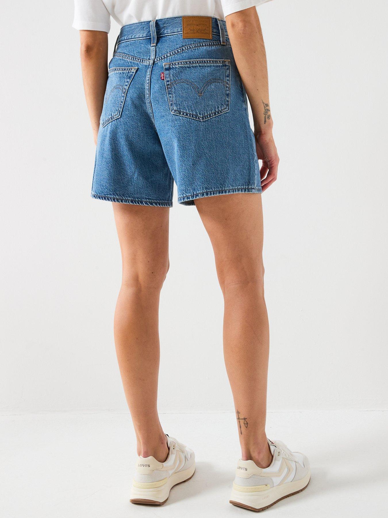 Image 2 of 6 of Levi's High Baggy Short - Blue