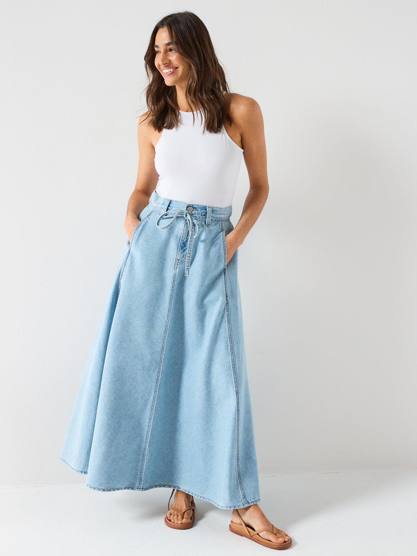 Image 3 of 6 of Levi's Xl Skirt - Blue