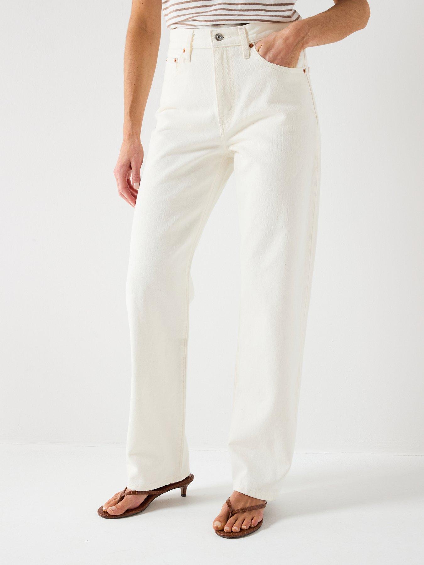 Levi's Easy Dad Jeans - White