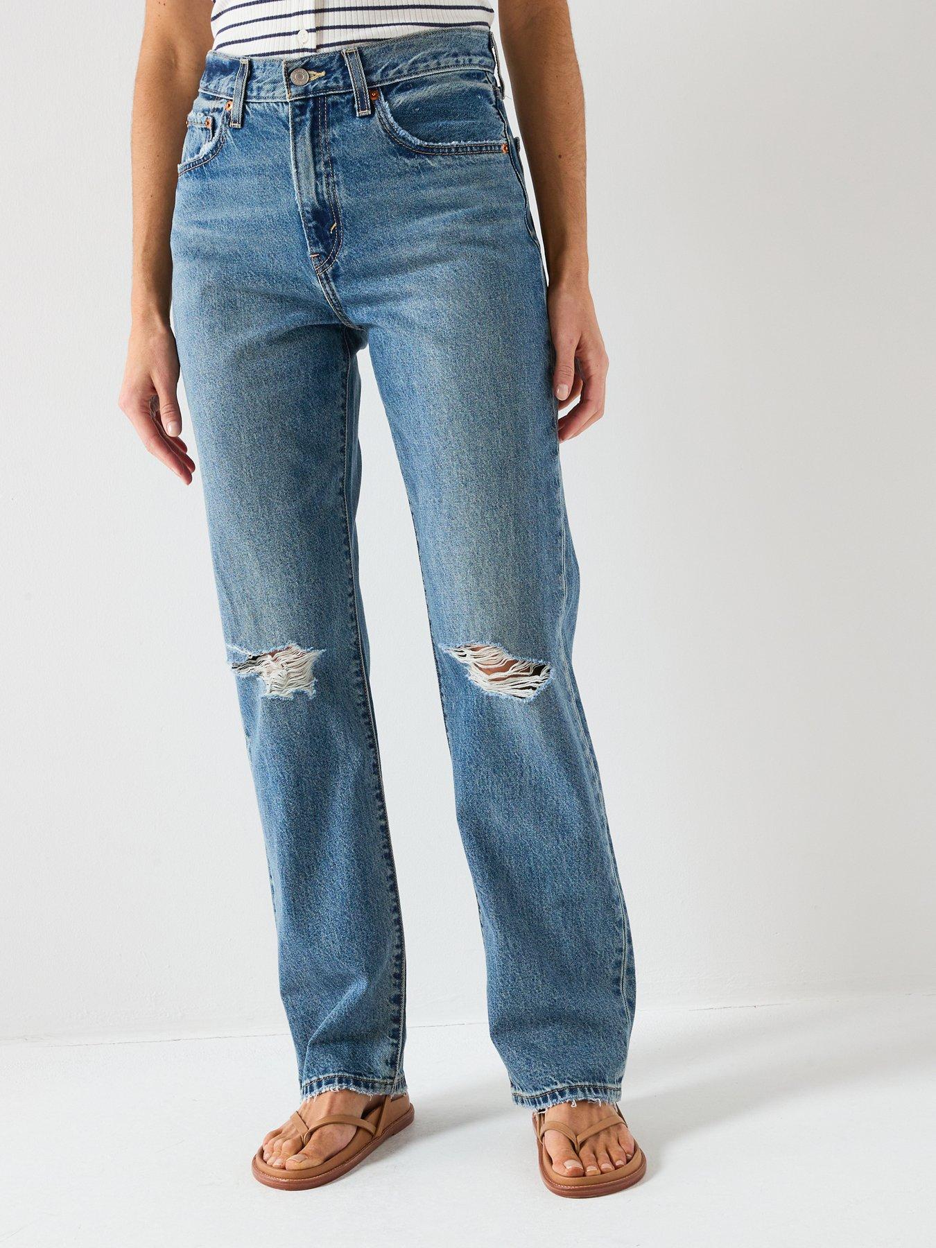 Levi's Easy Dad Relaxed Fit Straight Leg Jeans - Gorgeous Gal Blue