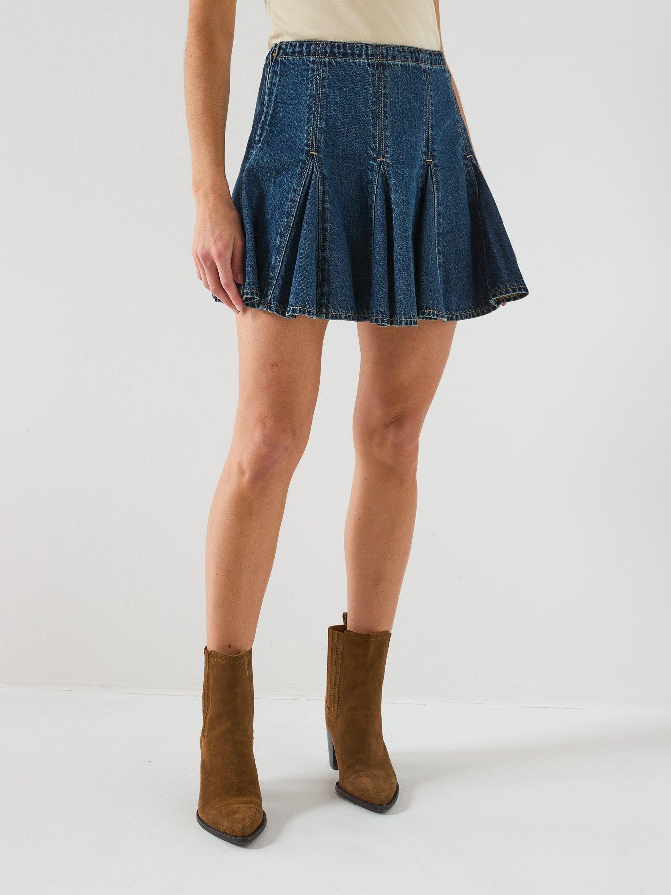 Levi's Godet Mini Skirt - Blue