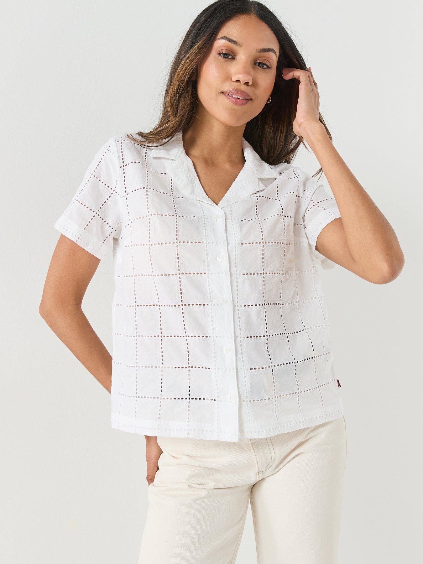  image of levis-albie-novelty-camp-shirt-white