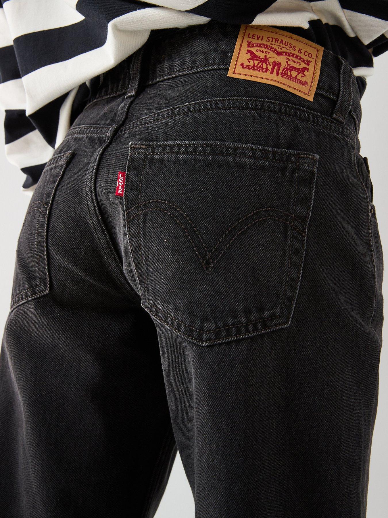  image of levis-superlow-loose-jeans-black