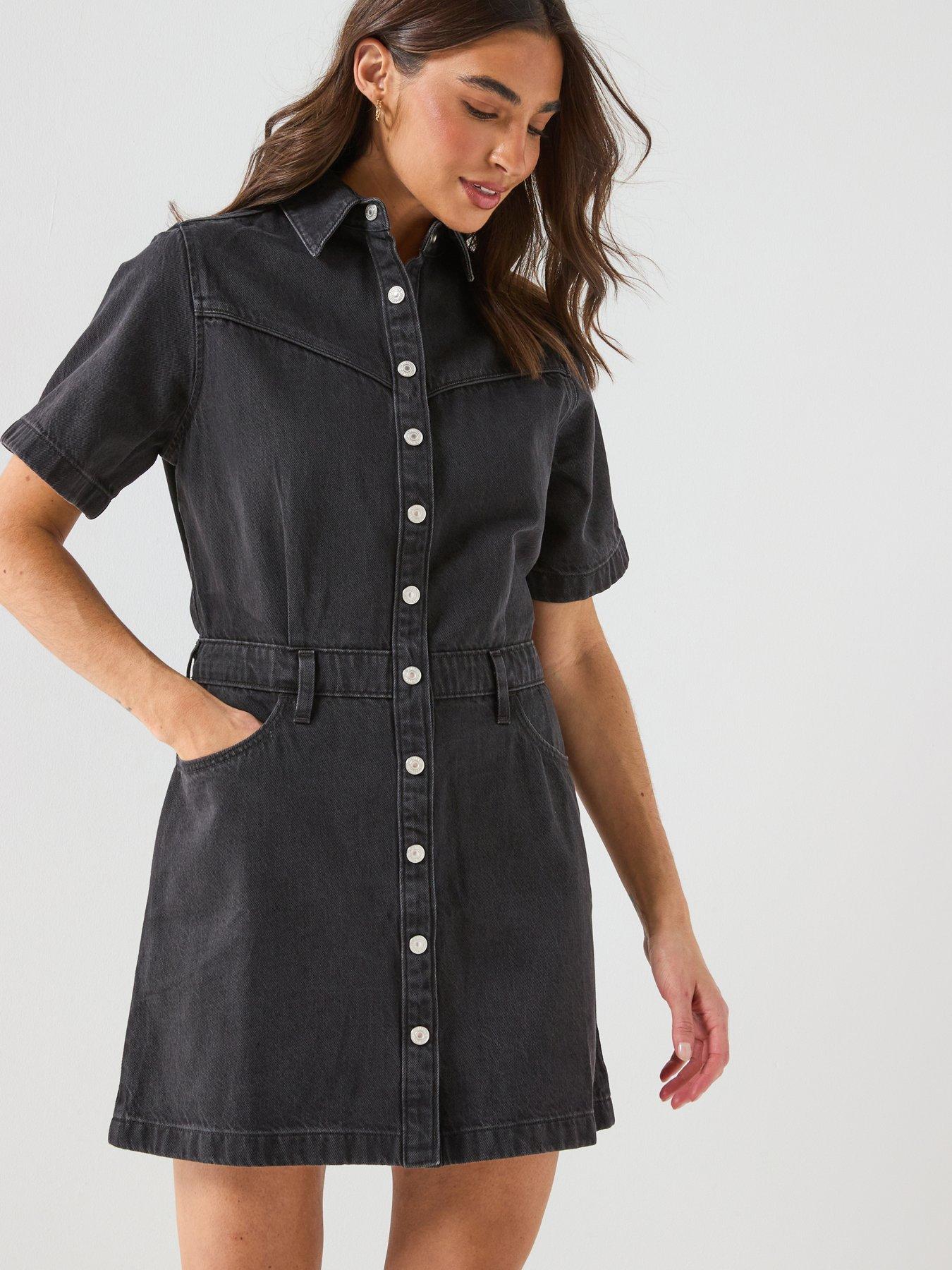 Levi's Shortsleeve Logan Western Mini Dress