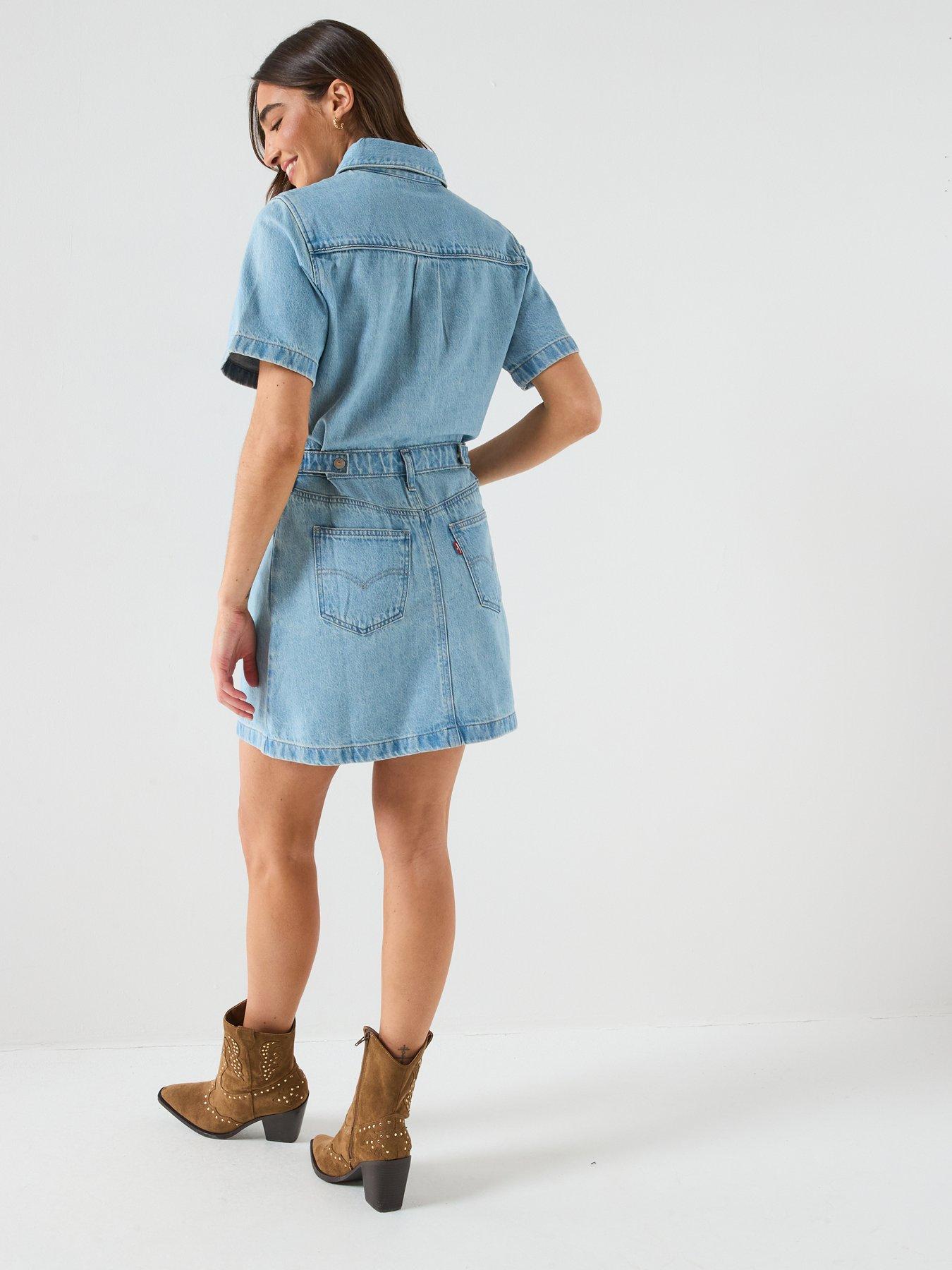  image of levis-ss-logan-western-dress
