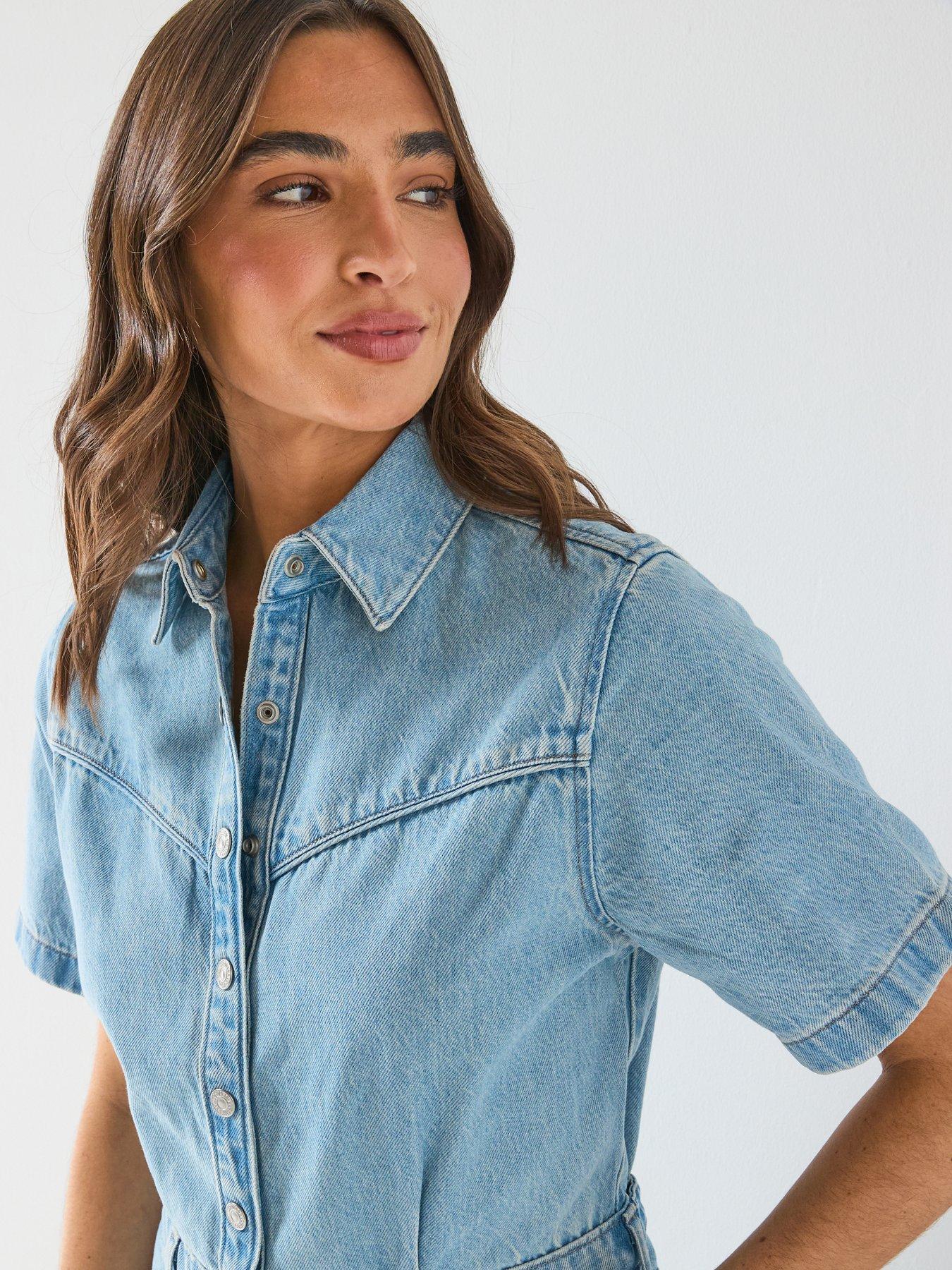  image of levis-ss-logan-western-dress