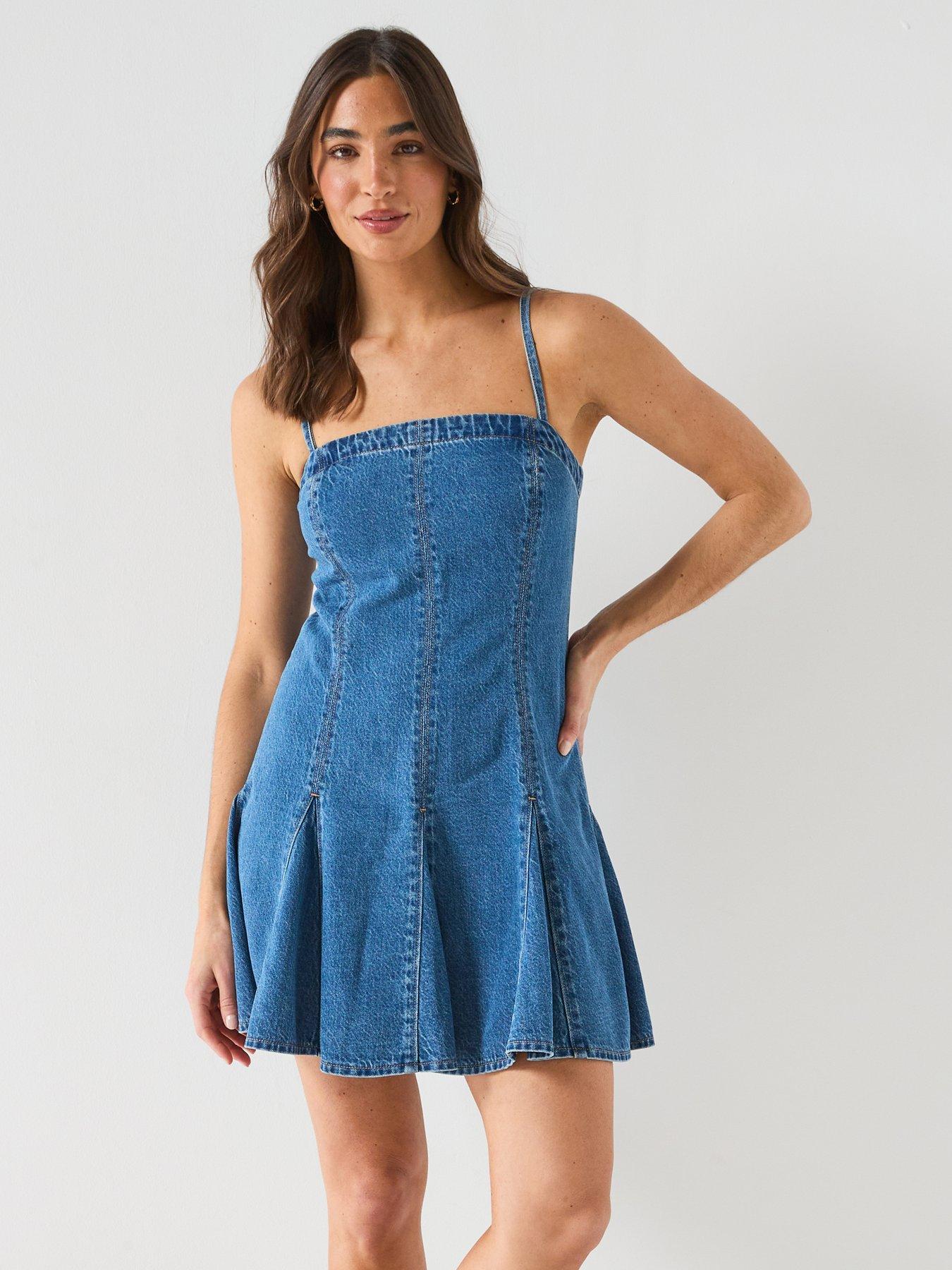 Levi's Denim Godet Dress