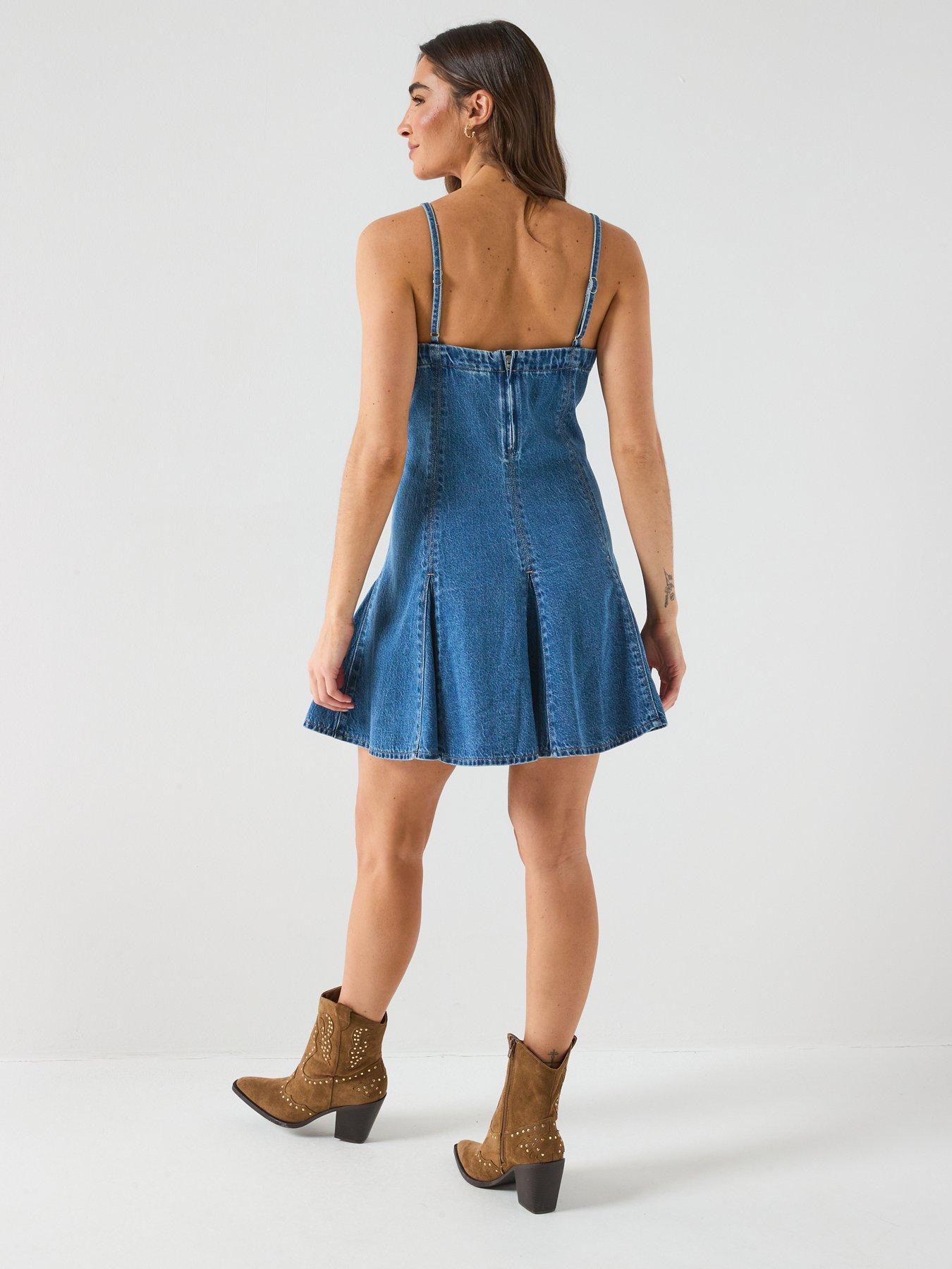 Image 6 of 6 of Levi's Denim Godet Dress