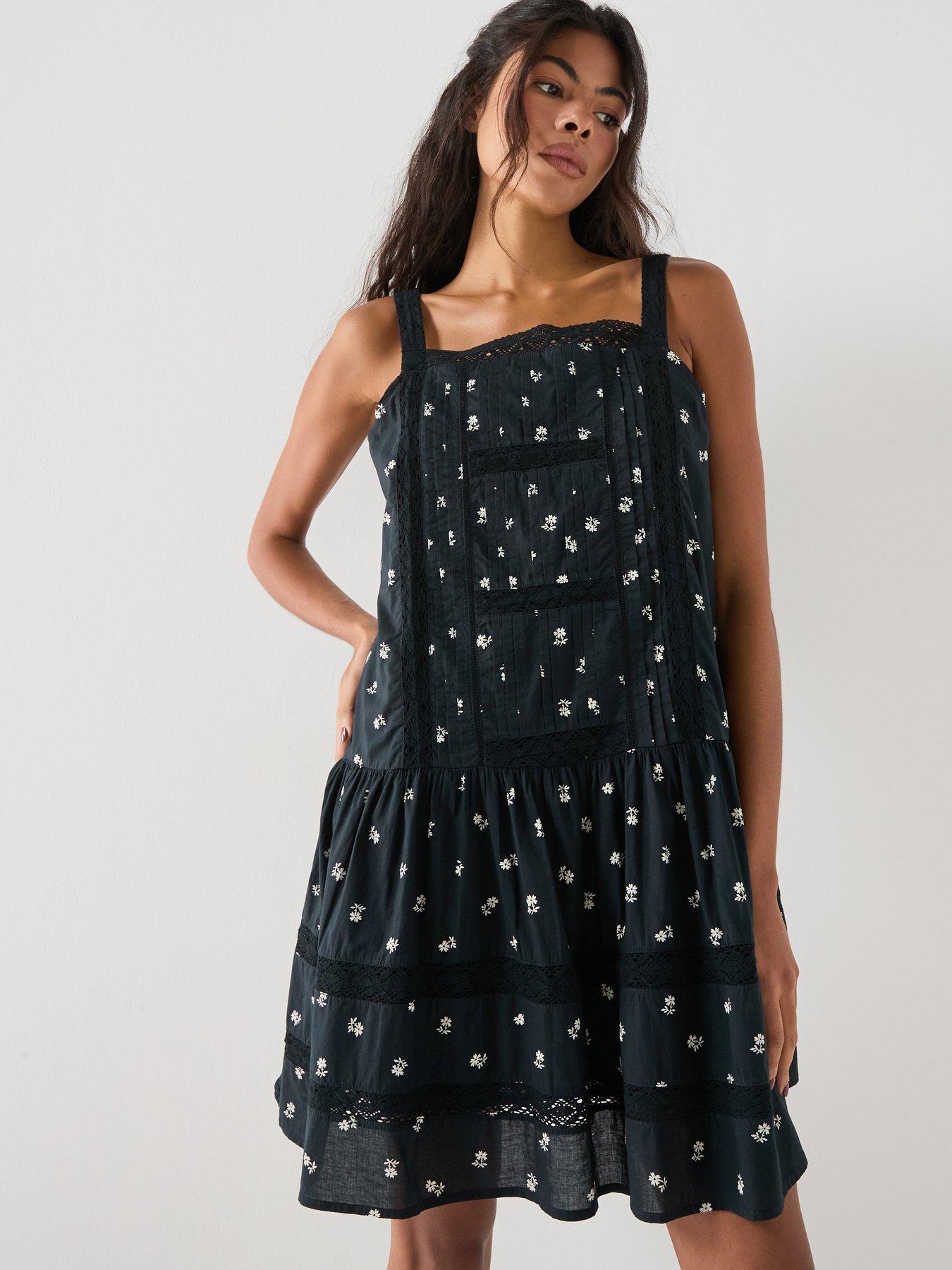 Levi's Kate Pintuck Mini Dress - Black