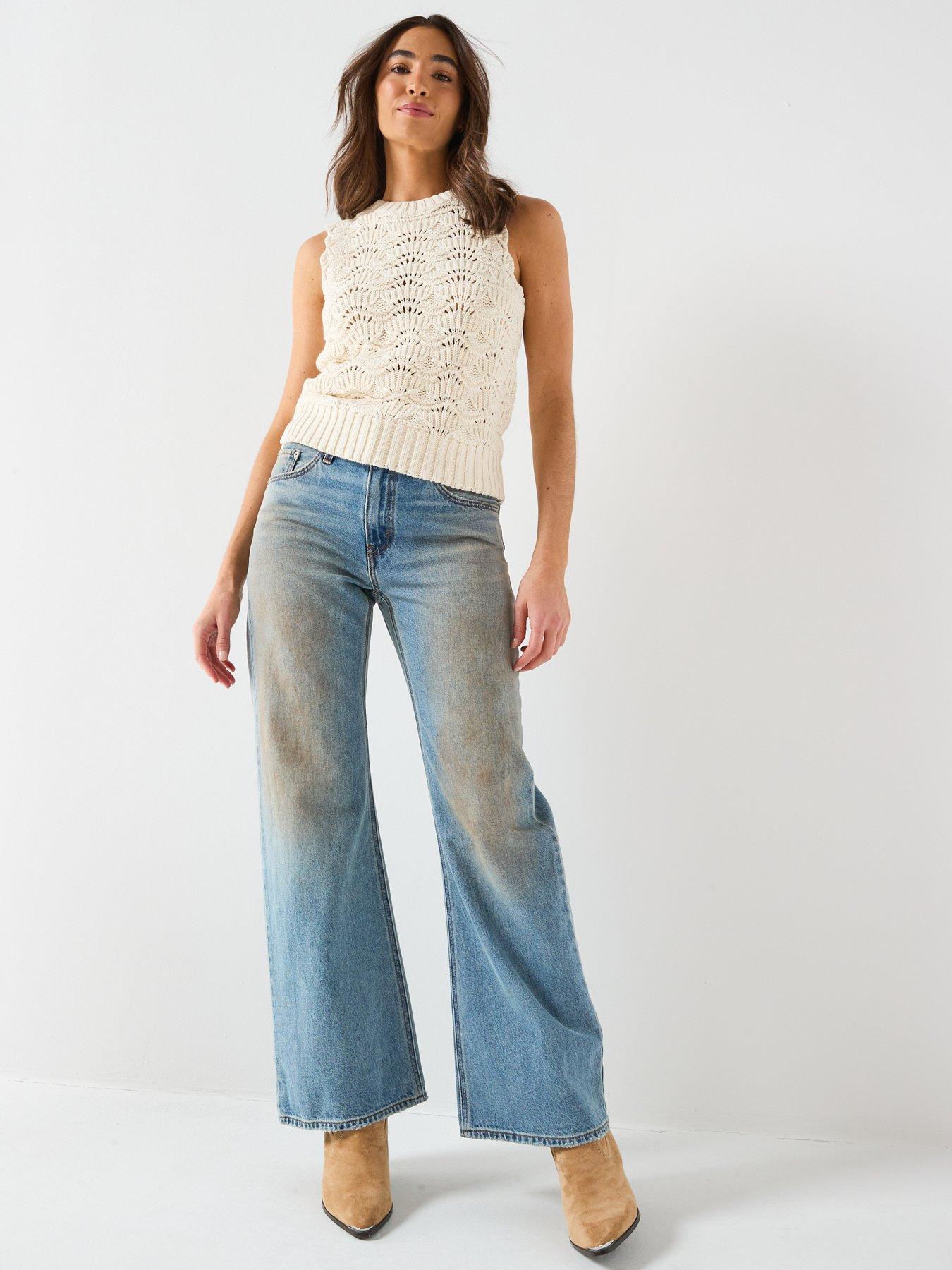 Image 3 of 6 of Levi's Hope Crochet Tank - Beige
