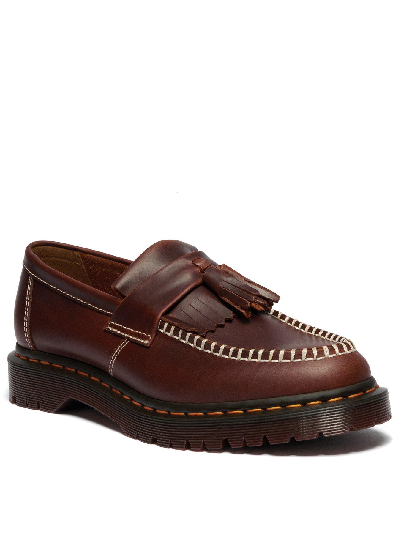 Image 2 of 7 of Dr Martens Adrian Ben Leather Tassel Loafer - Brown