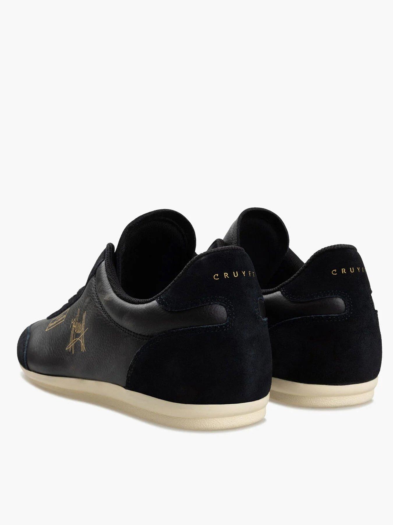 image of cruyff-recopa-low-profile-tumbled-suede-trainers