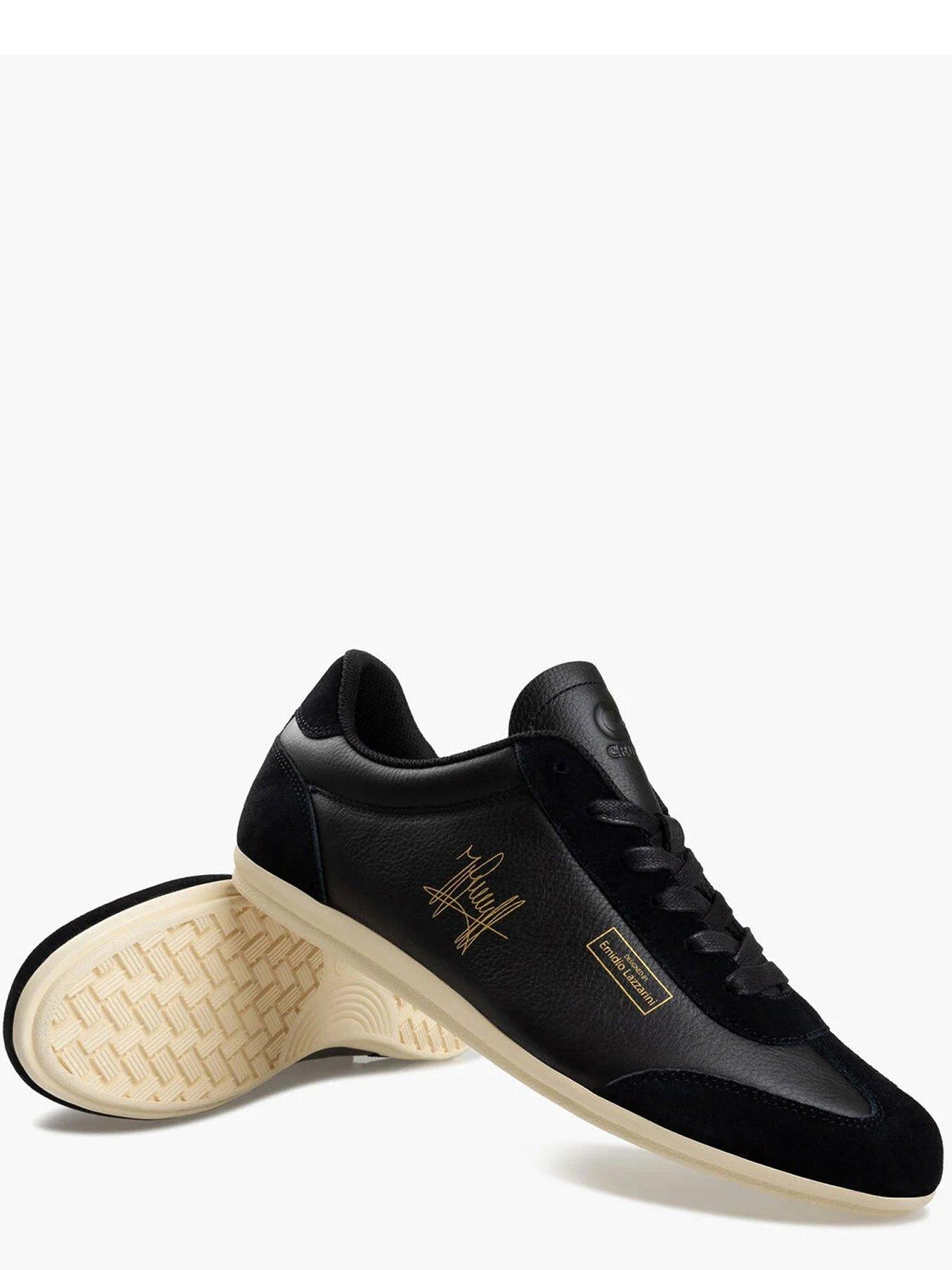  image of cruyff-recopa-low-profile-tumbled-suede-trainers