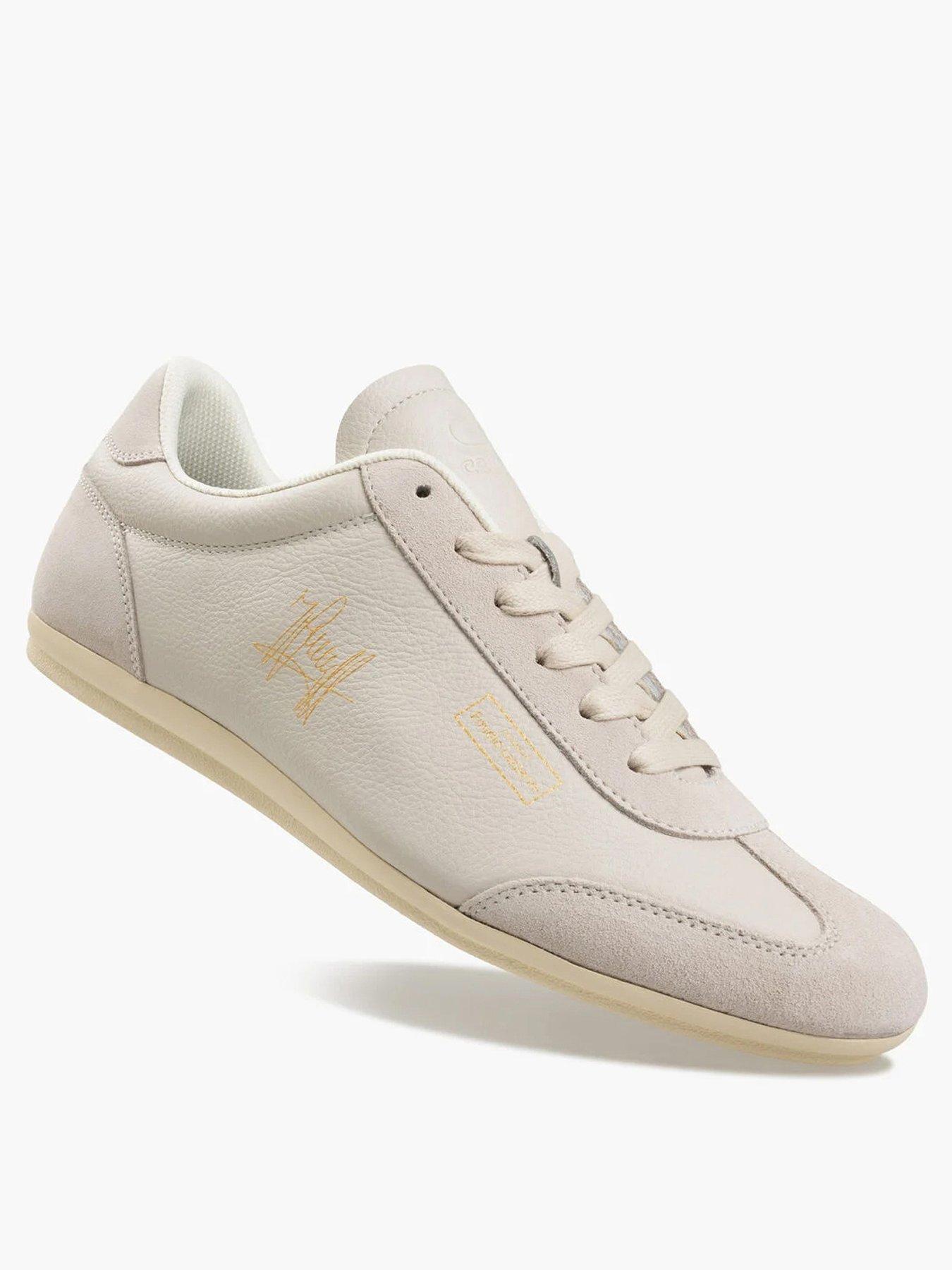 stillFront image of cruyff-recopa-low-profile-tumbled-suede-trainers