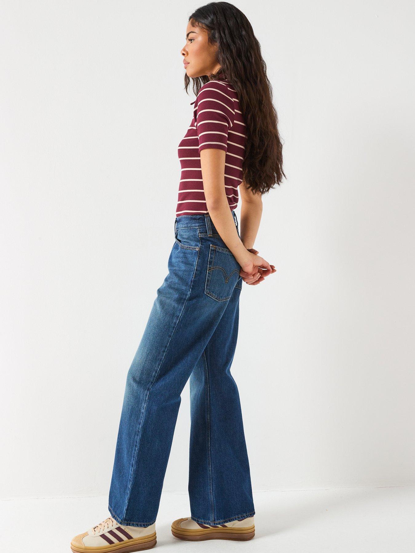 Image 6 of 6 of Levi's Middy Loose Boot Jeans - Blue