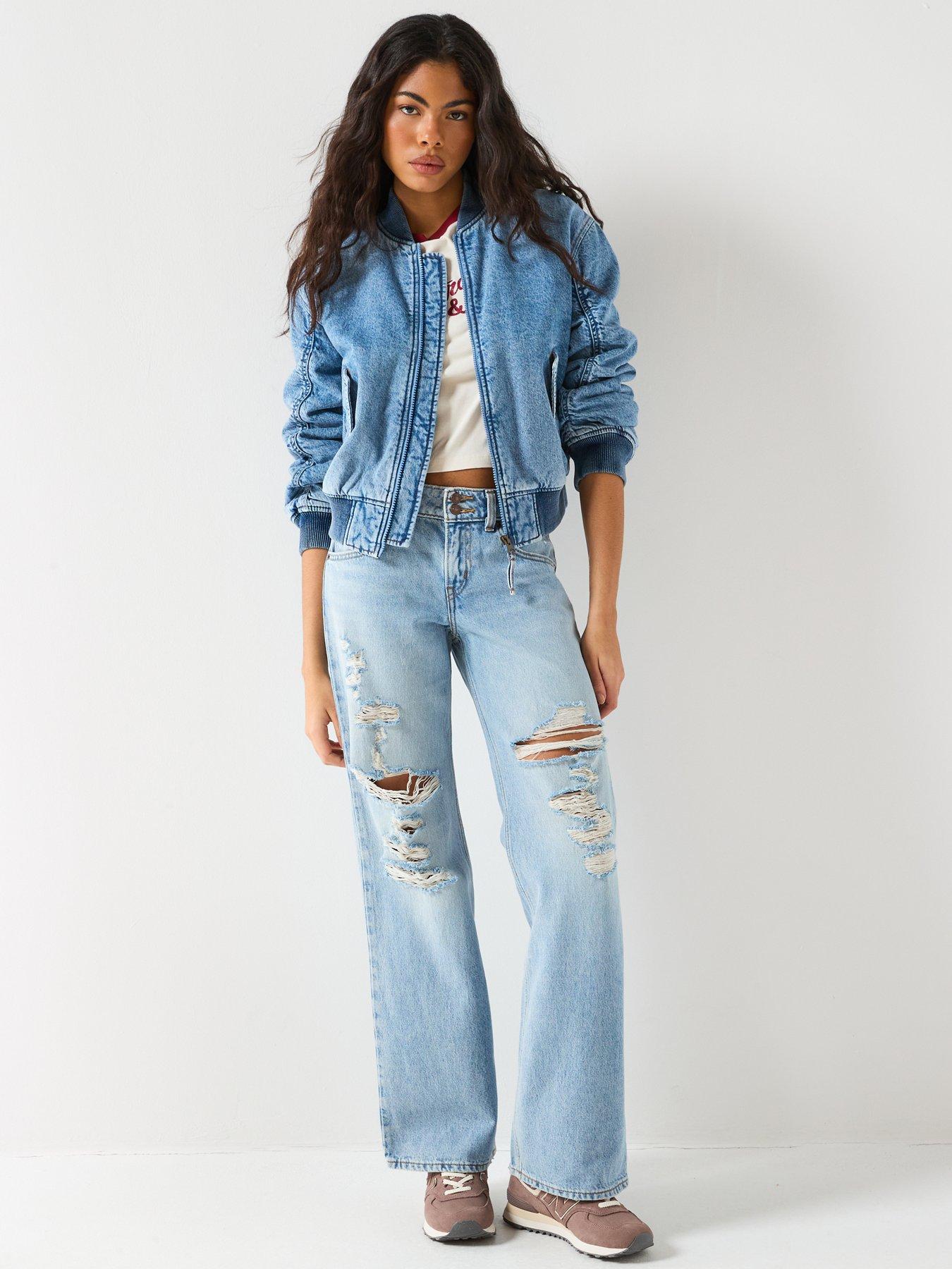  image of levis-superlow-loose-jeans-blue