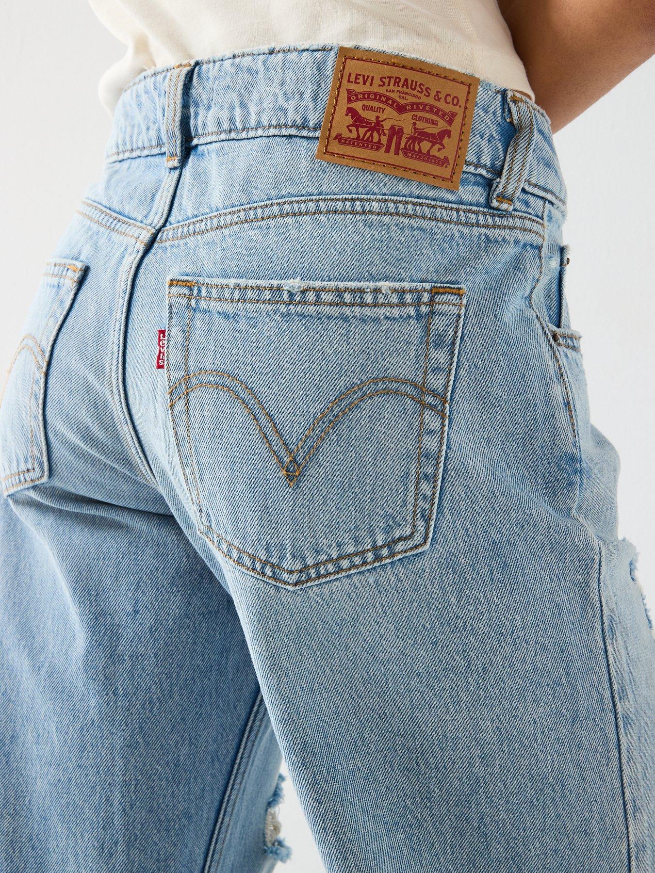  image of levis-superlow-loose-jeans-blue