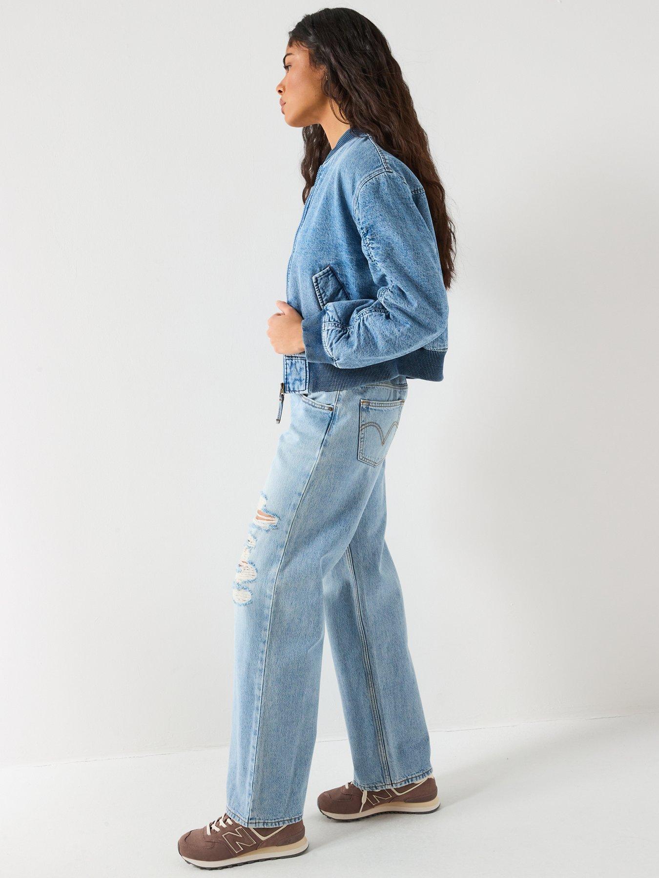 image of levis-superlow-loose-jeans-blue