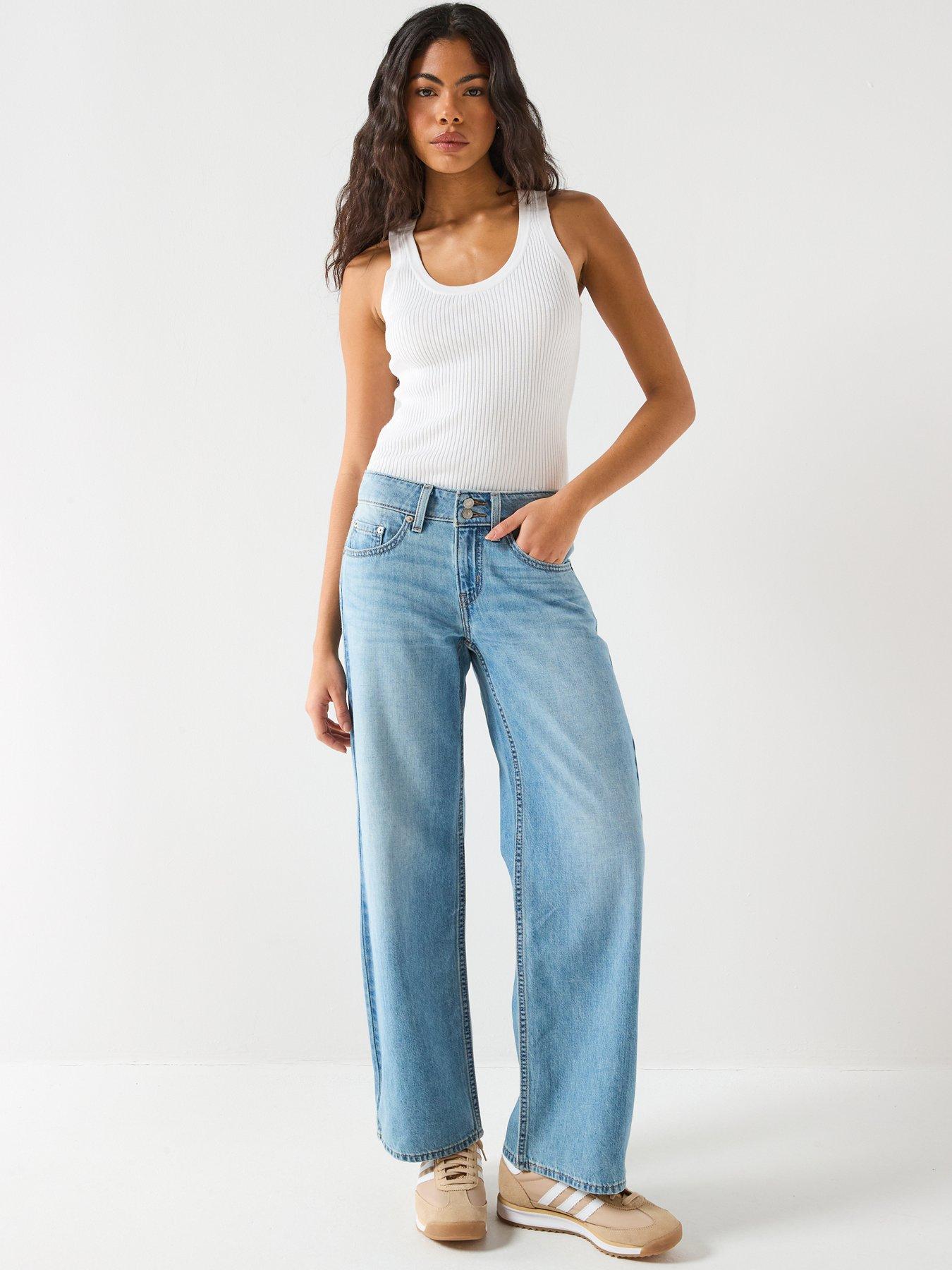  image of levis-superlow-loose-jeans-blue
