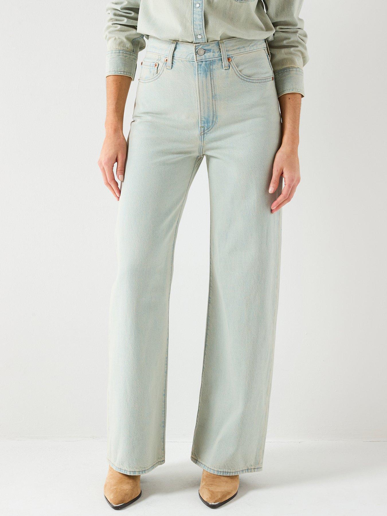 Levi's Ribcage Wide Leg Jeans - Blue