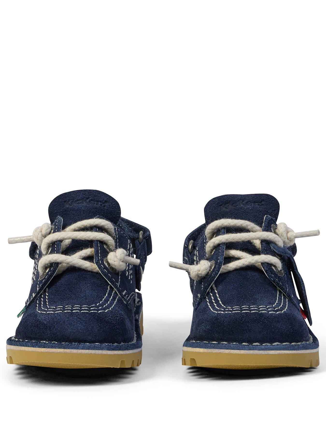Image 2 of 7 of Kickers Kick Mule Suede Clog - Navy