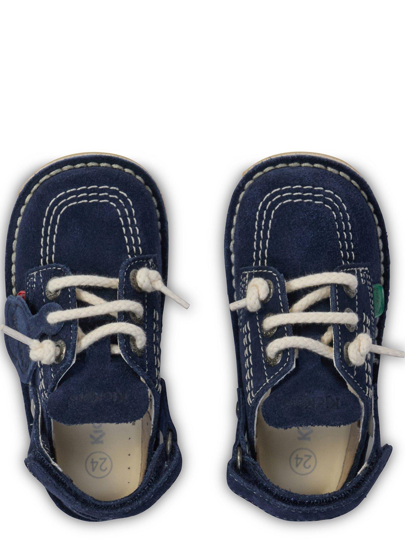 Image 4 of 7 of Kickers Kick Mule Suede Clog - Navy