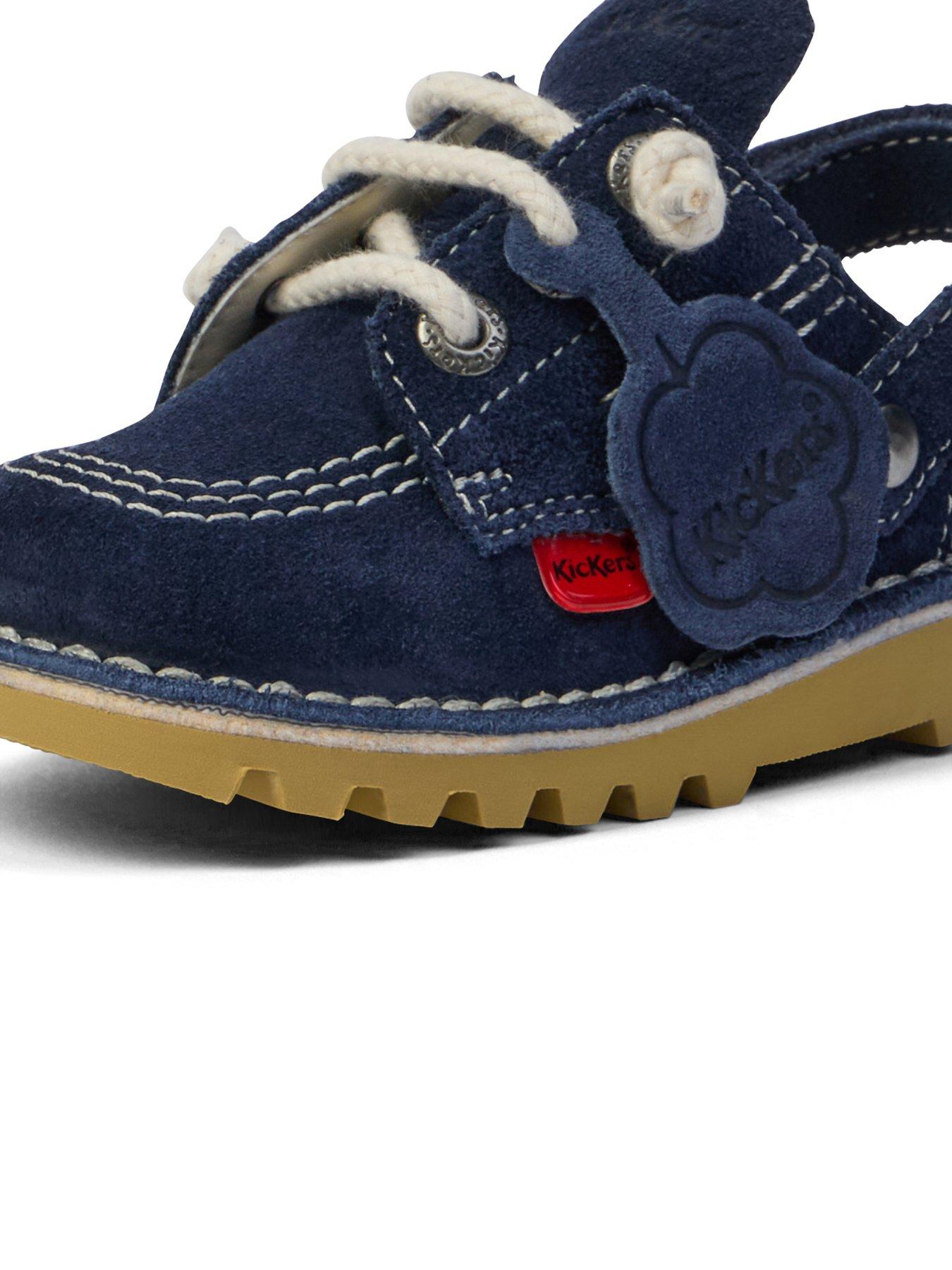 Image 6 of 7 of Kickers Kick Mule Suede Clog - Navy