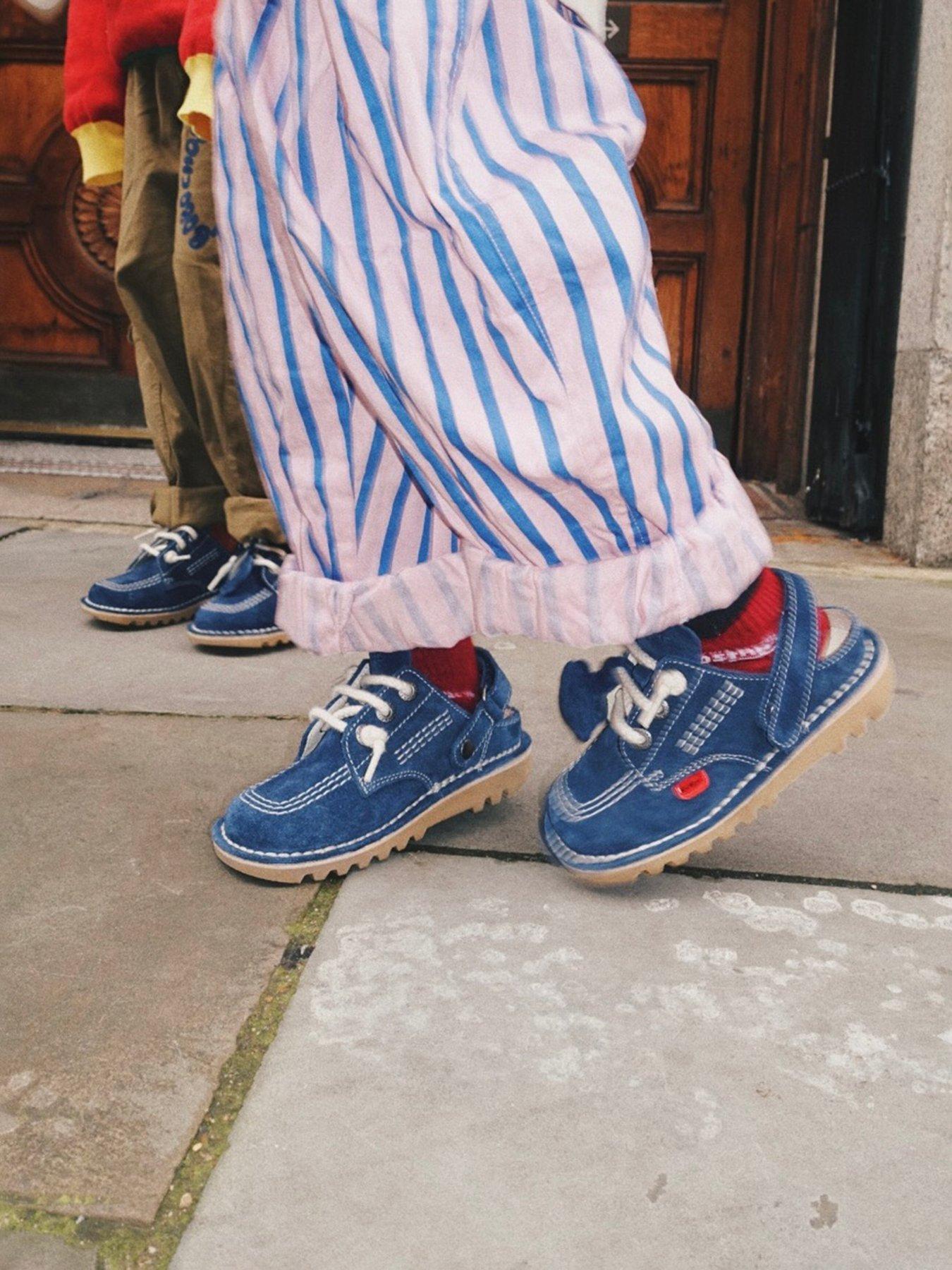 Image 7 of 7 of Kickers Kick Mule Suede Clog - Navy