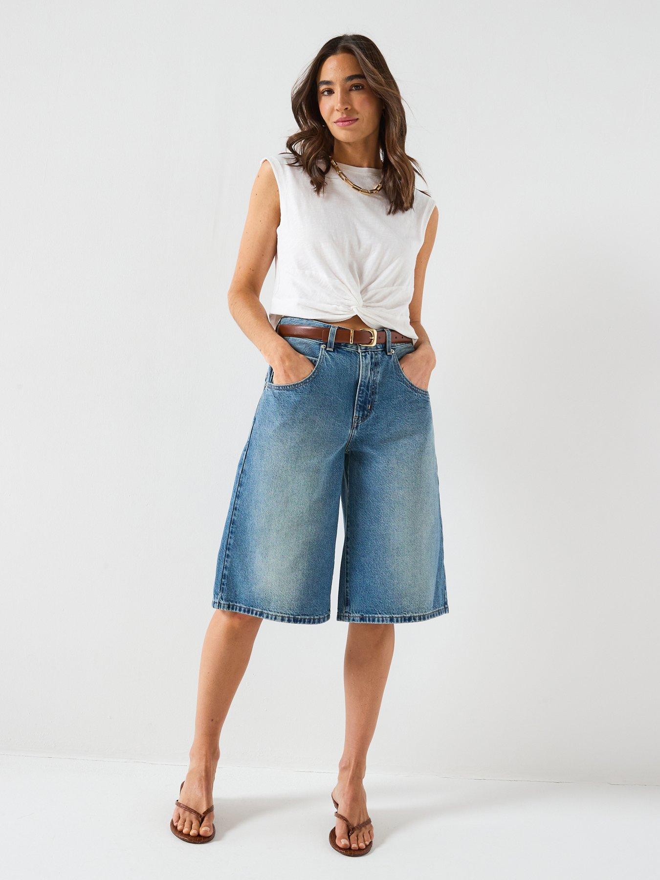 Image 1 of 6 of Levi's Super Baggy Jort - Blue