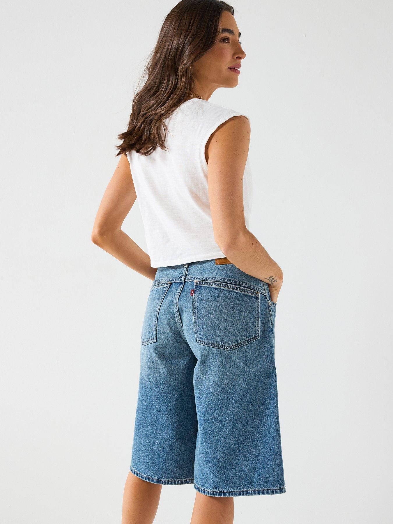 Image 2 of 6 of Levi's Super Baggy Jort - Blue