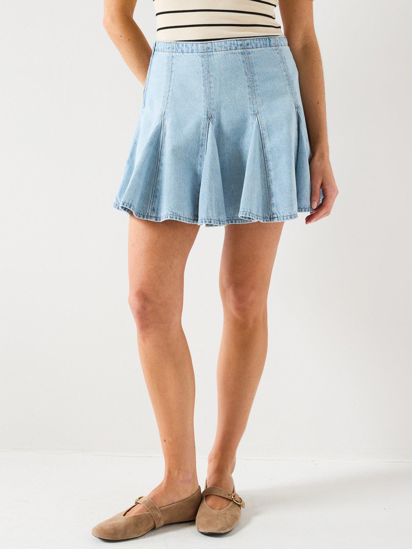 Levi's Godet Mini Skirt - Blue
