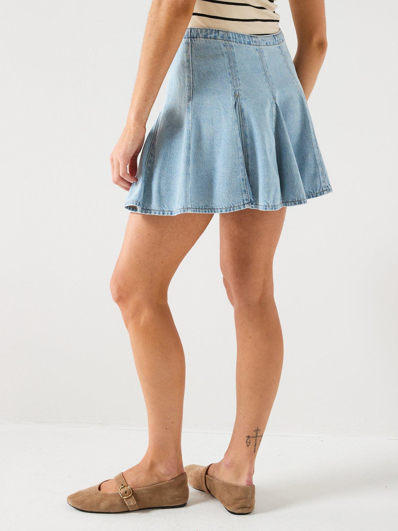 Image 2 of 6 of Levi's Godet Mini Skirt