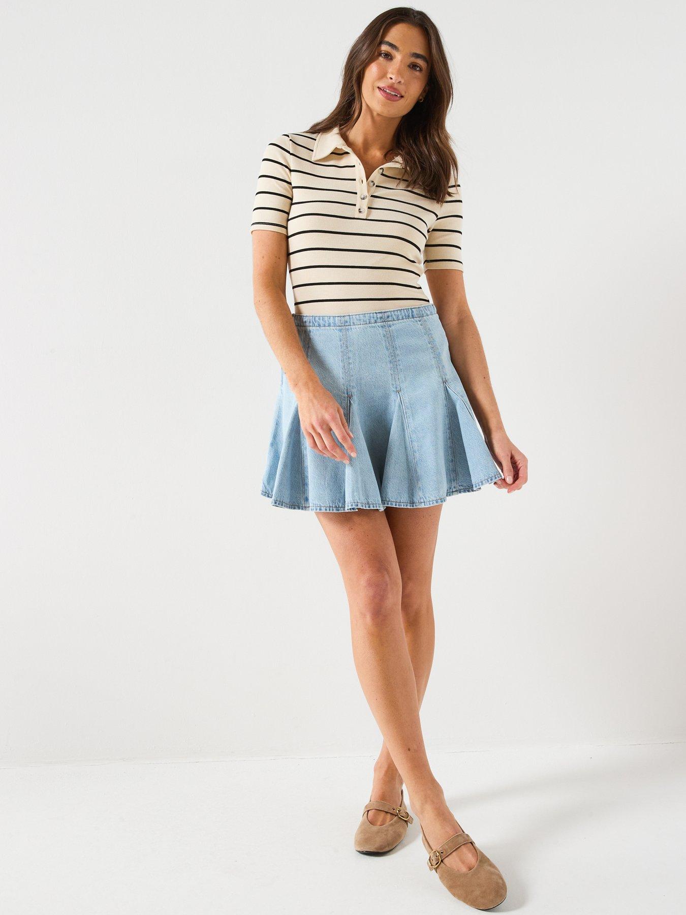 Image 3 of 6 of Levi's Godet Mini Skirt