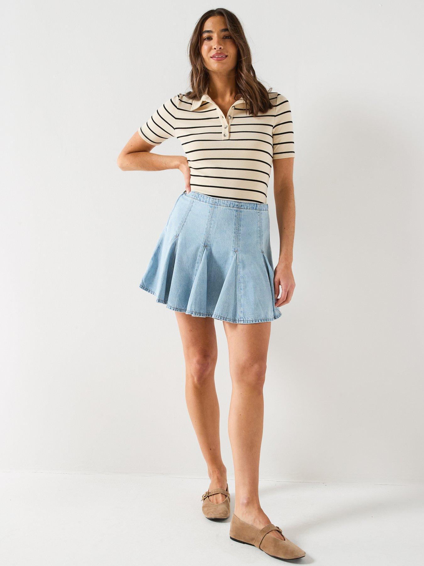 Image 6 of 6 of Levi's Godet Mini Skirt