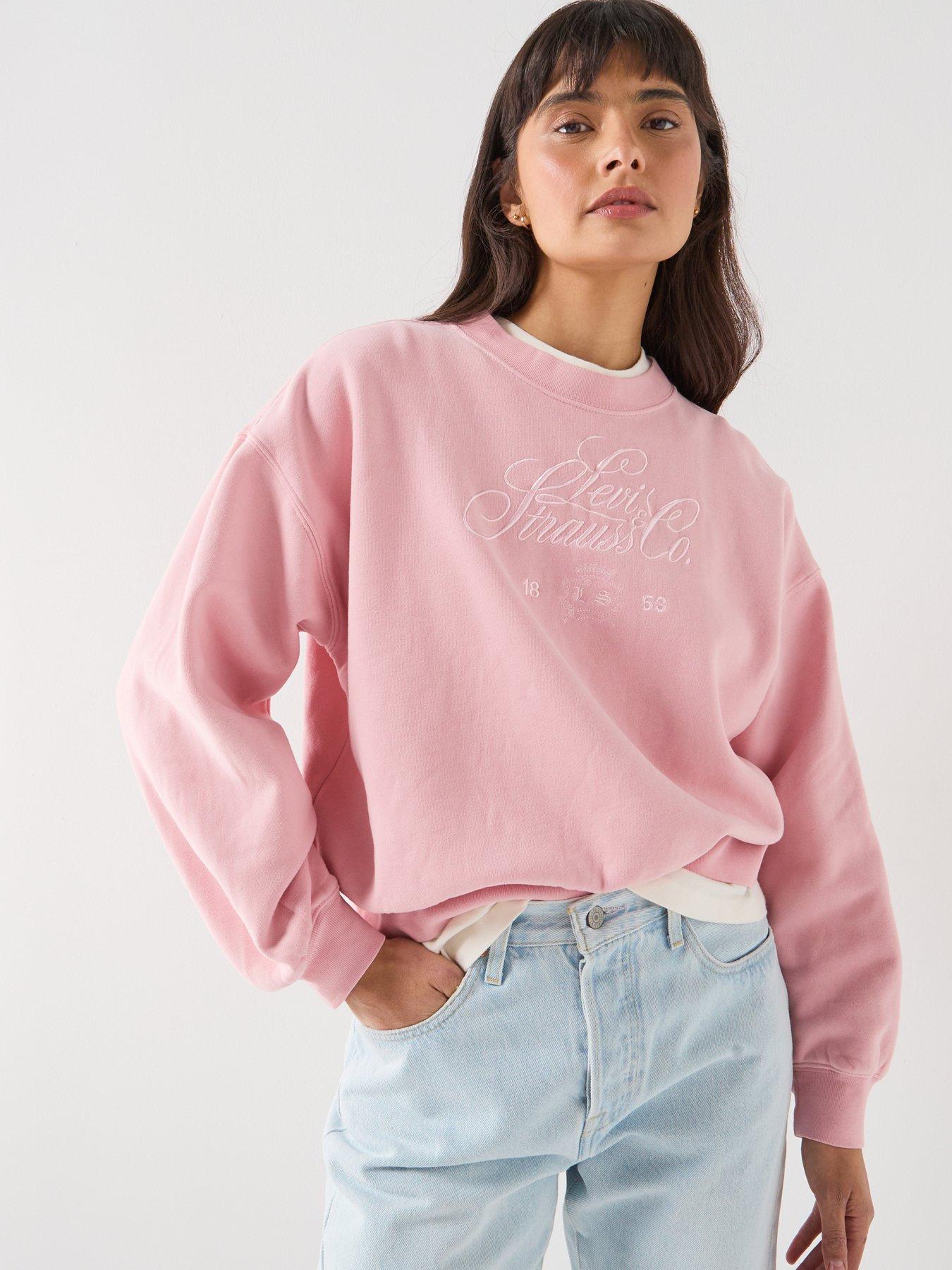 Levi's Graphic Vintage Boxy Crewneck - Pink