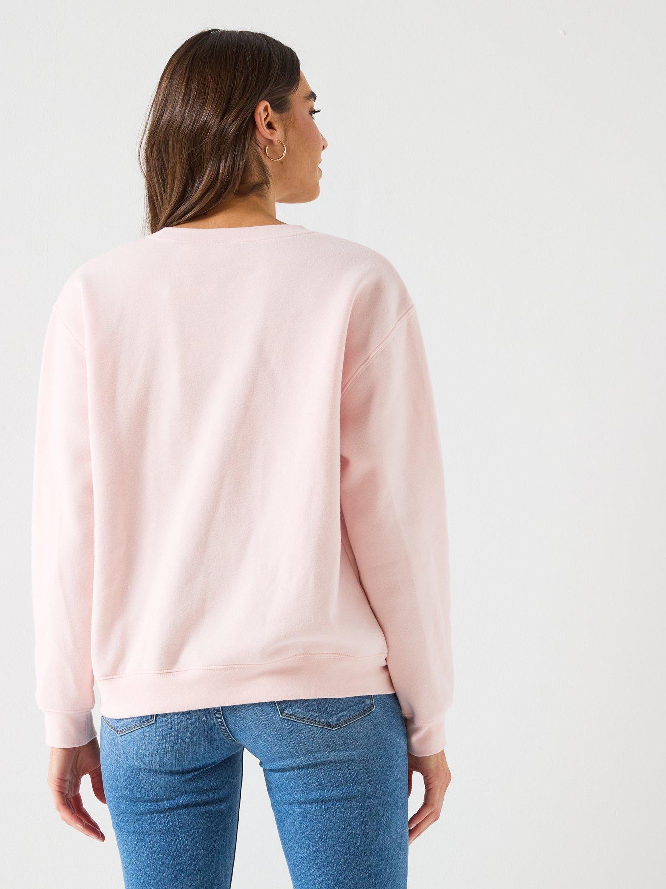  image of levis-graphic-everyday-crew-sweatshirt-pink