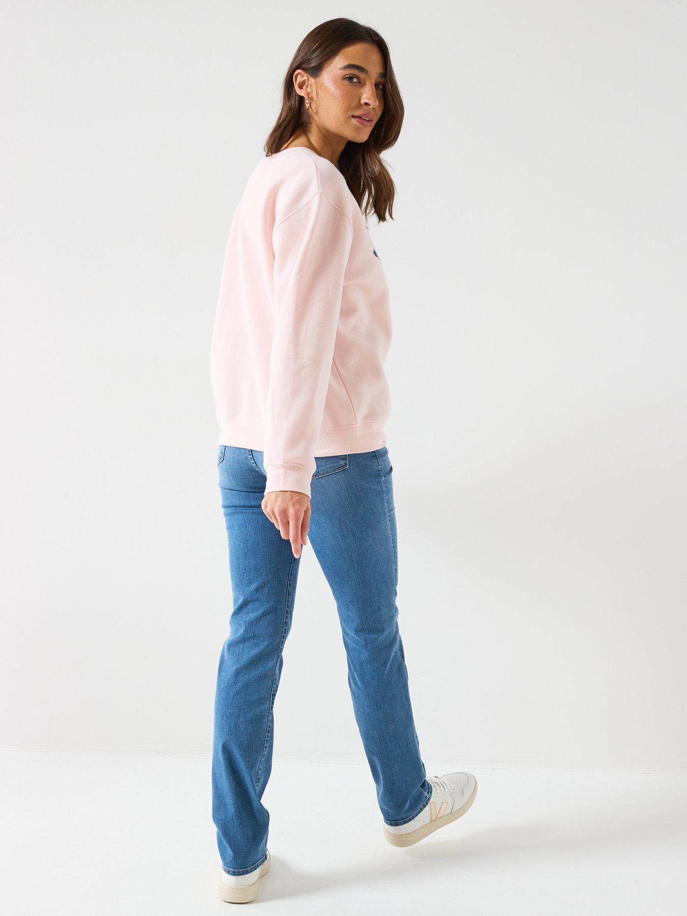  image of levis-graphic-everyday-crew-sweatshirt-pink