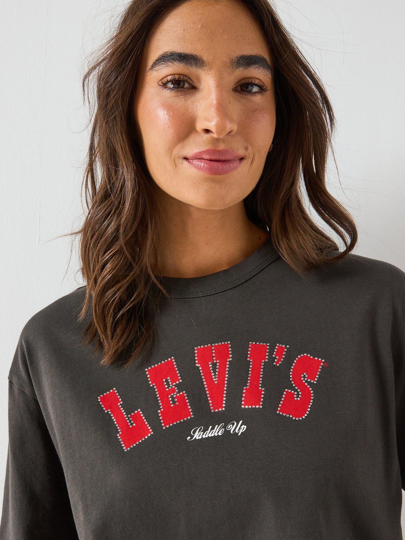 Image 4 of 6 of Levi's Graphic Tabor Tee - Black