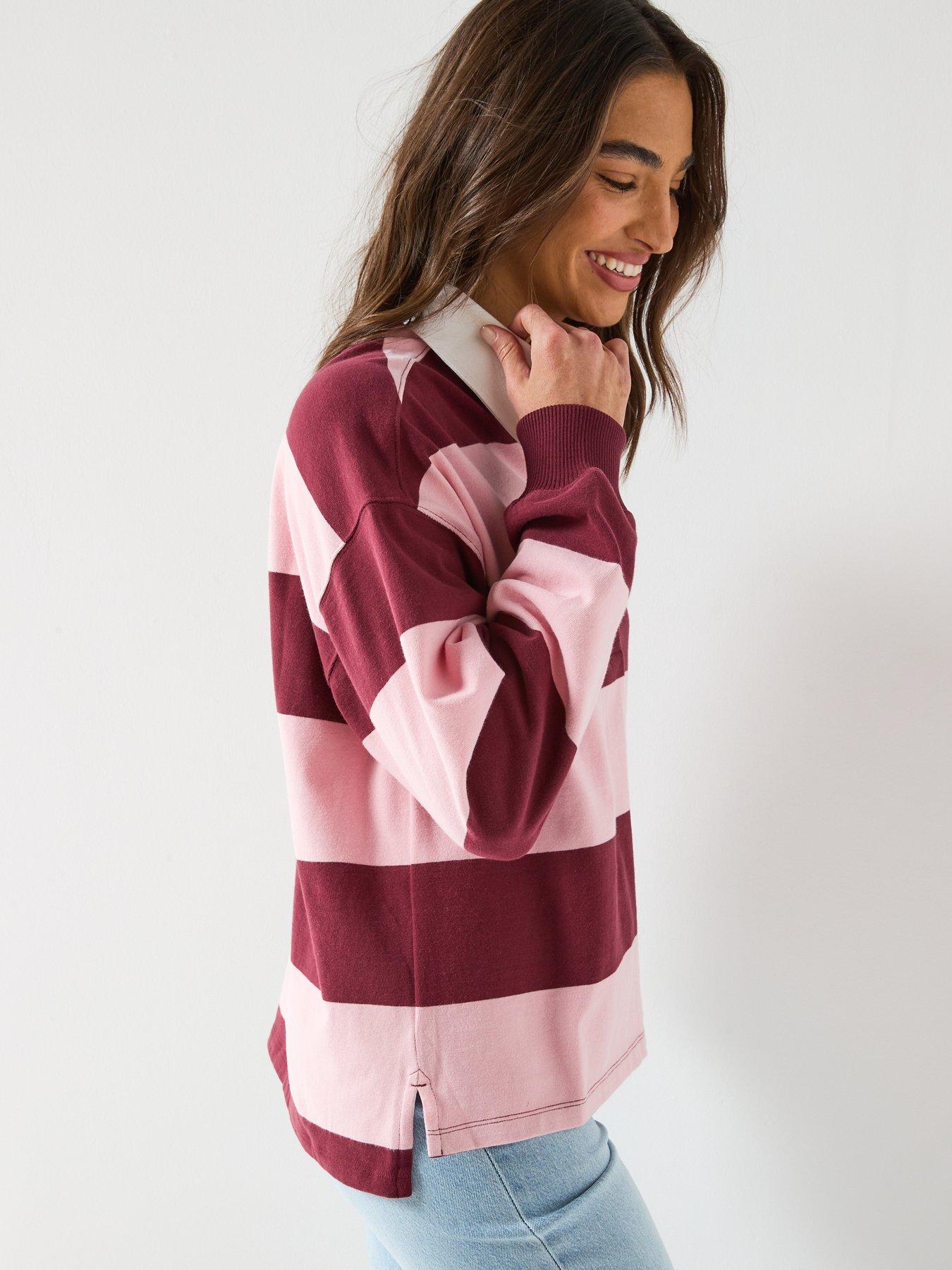 Image 4 of 6 of Levi's Reenie Rugby Long Sleeve - Pink