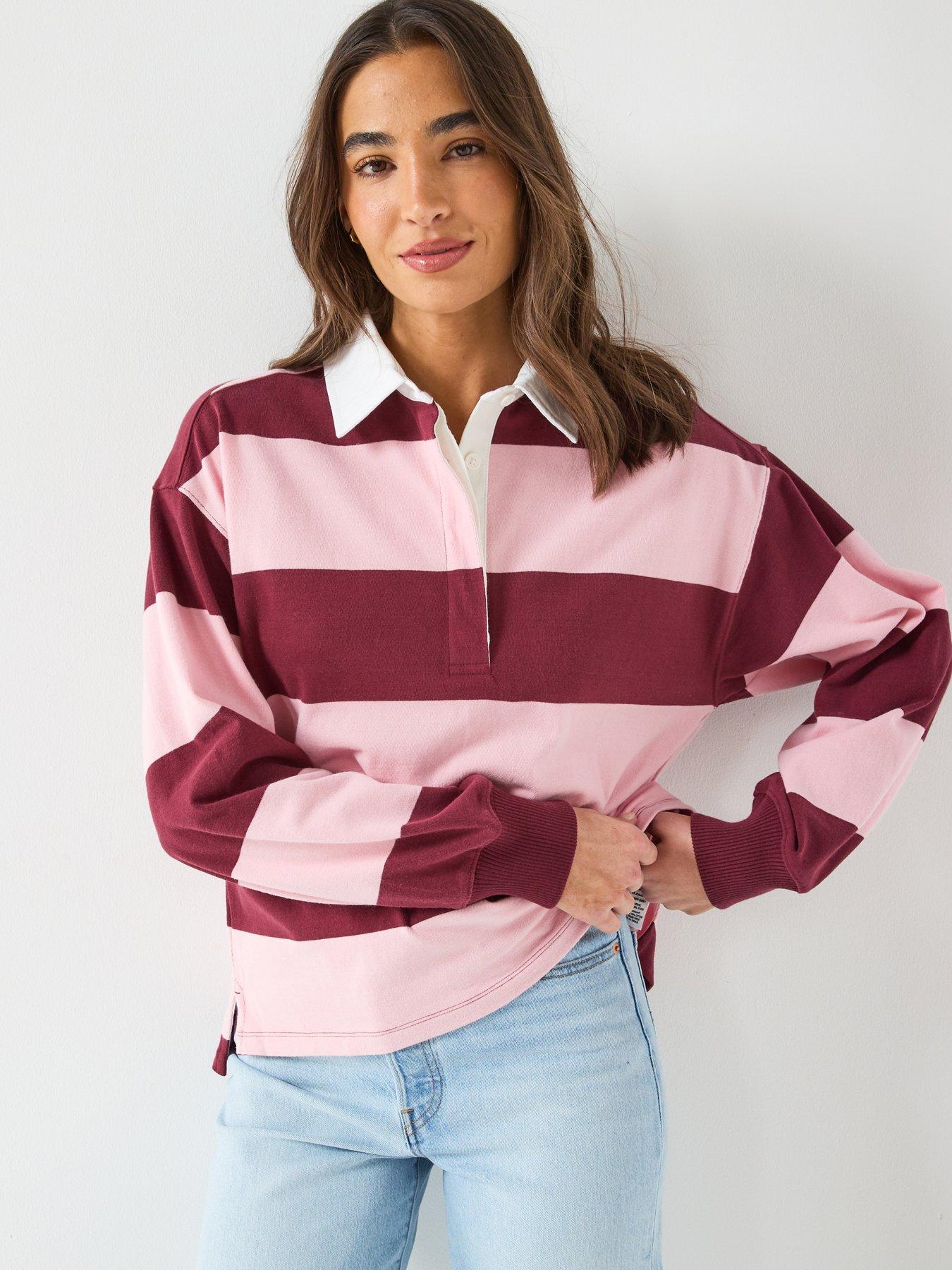 Image 6 of 6 of Levi's Reenie Rugby Long Sleeve - Pink
