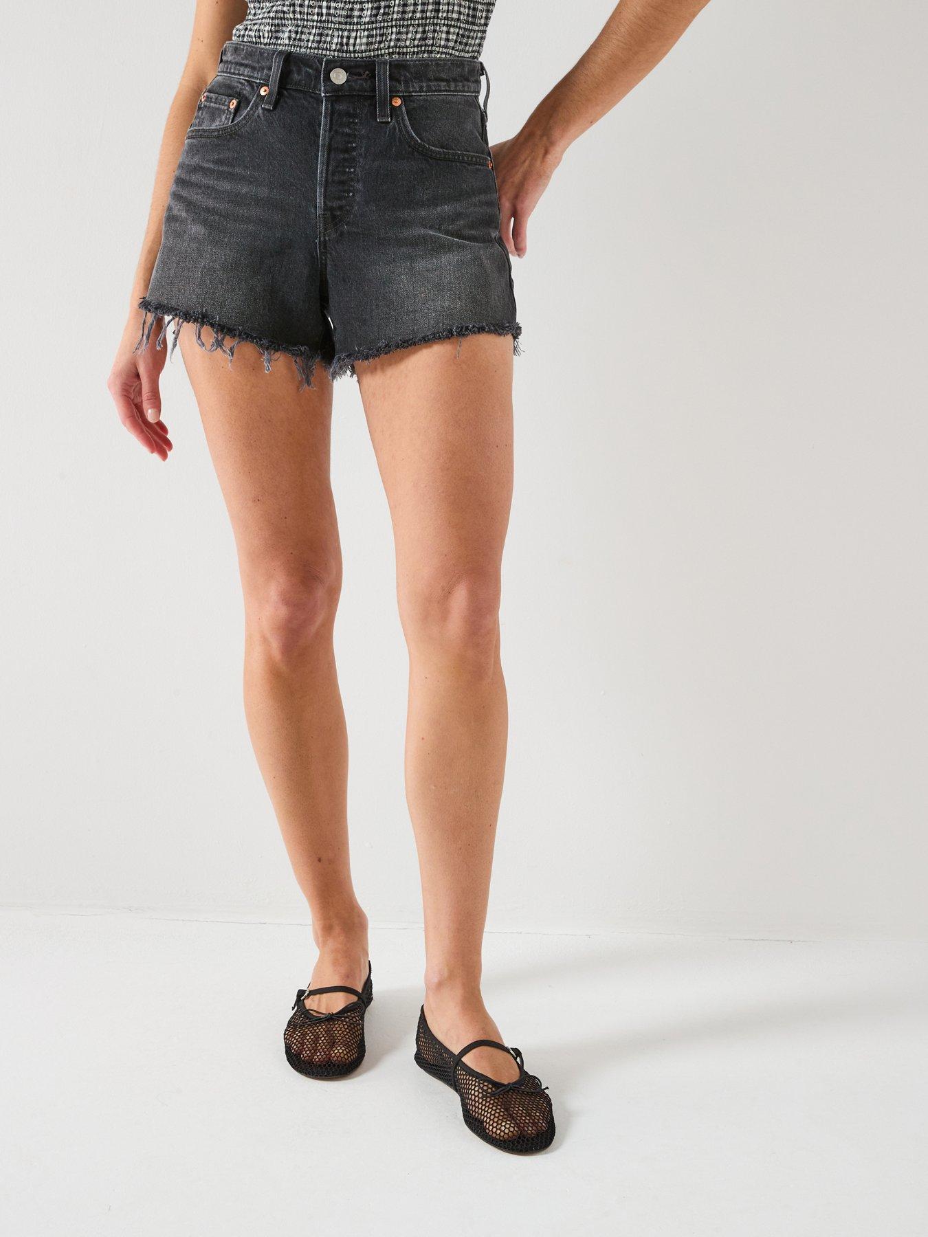 Image 1 of 6 of Levi's 501 Curve Short - Black