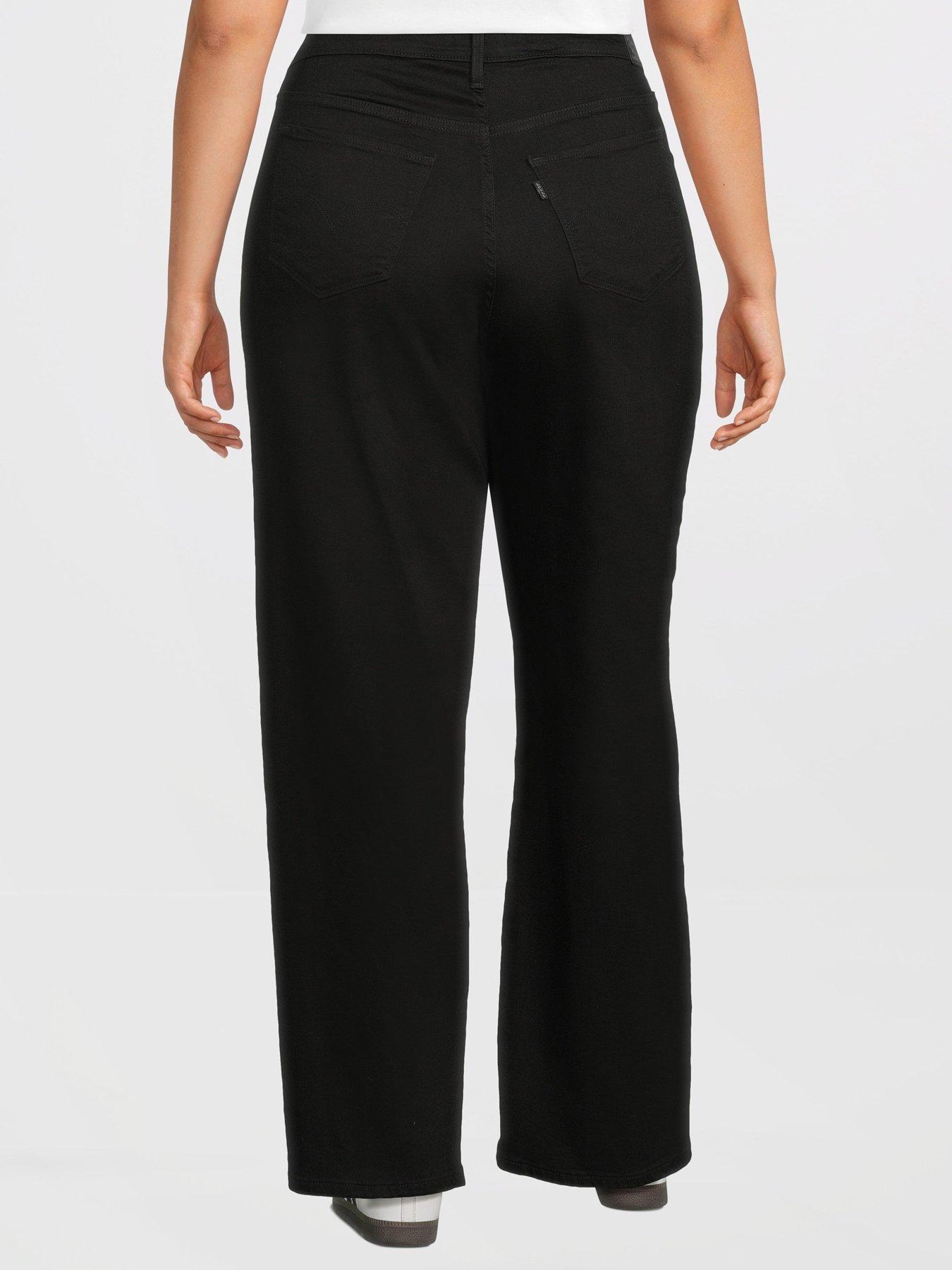 stillFront image of levis-plus-318-shaping-wide-leg-black