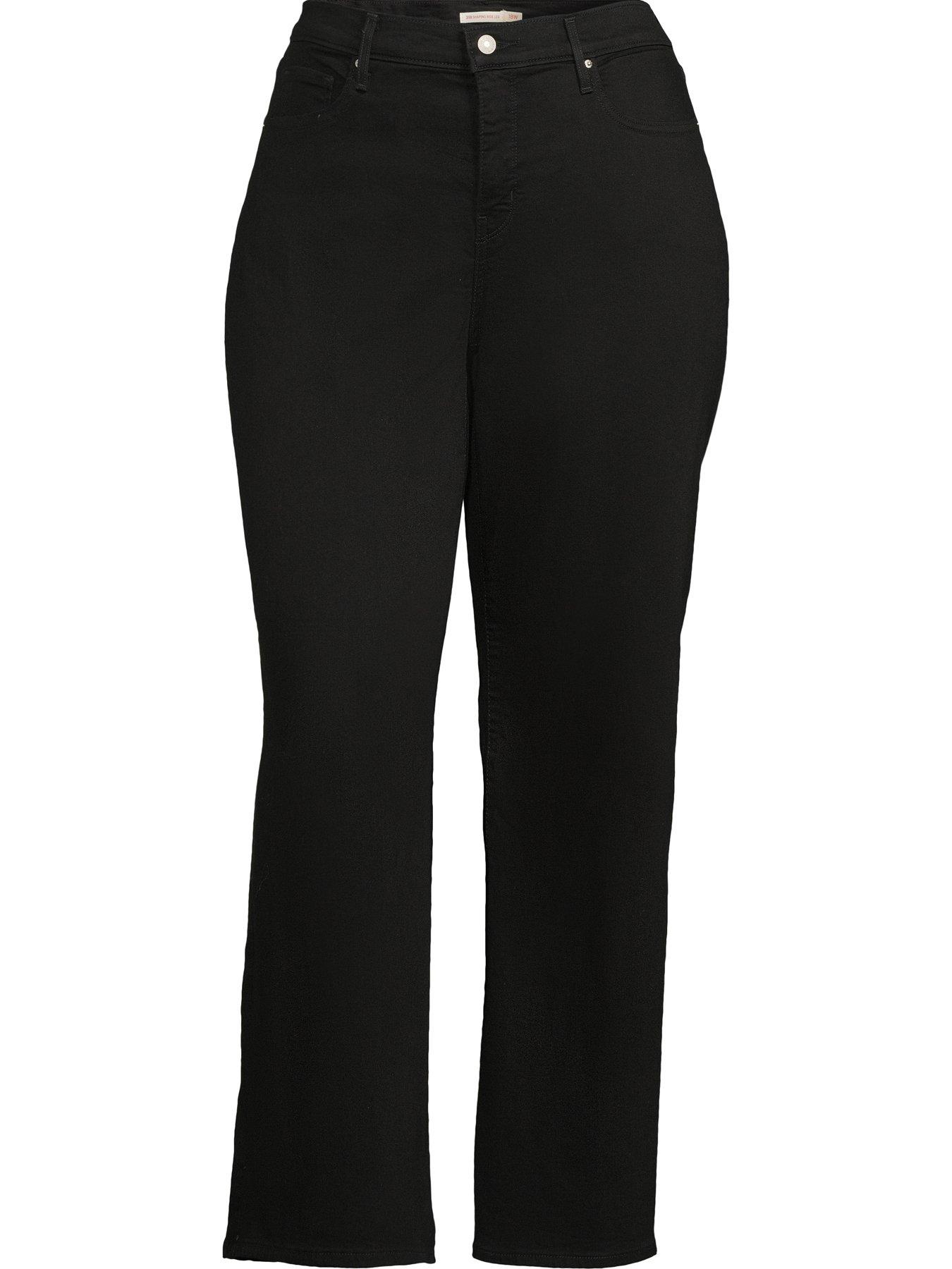  image of levis-plus-318-shaping-wide-leg-black