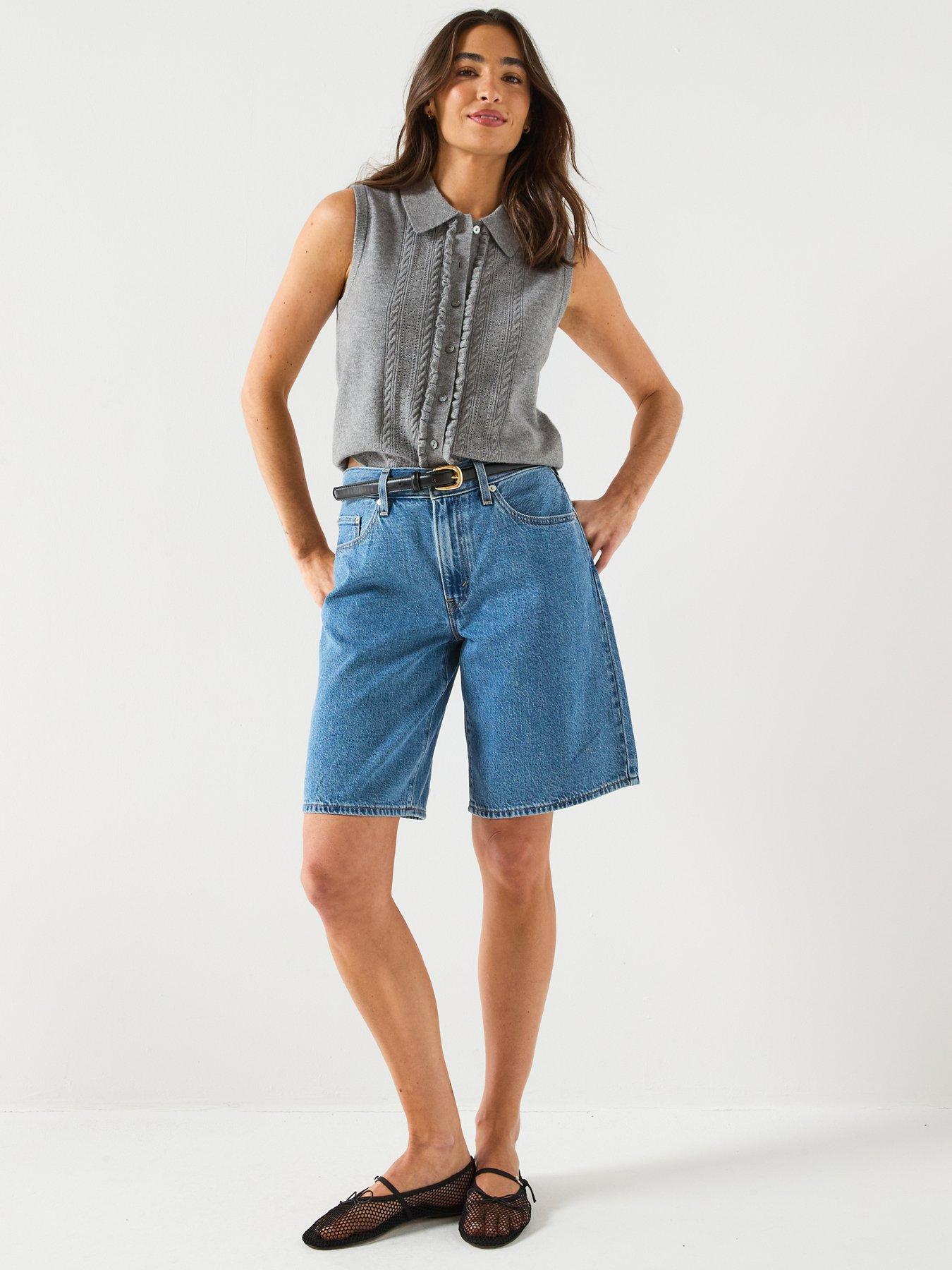 Image 5 of 6 of Levi's Super Soft Mini Ruffle Vest - Beige