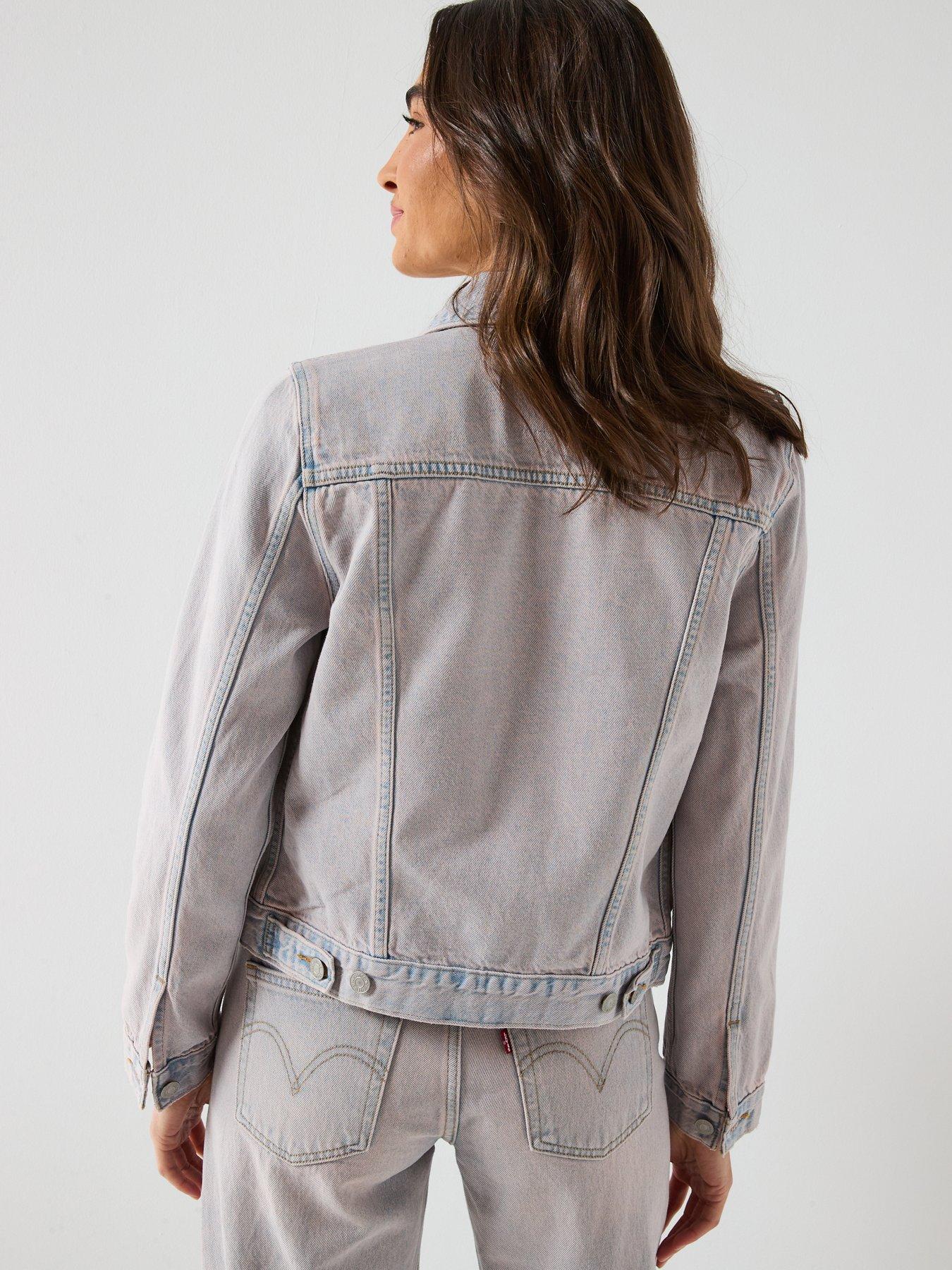  image of levis-original-trucker-light-pink