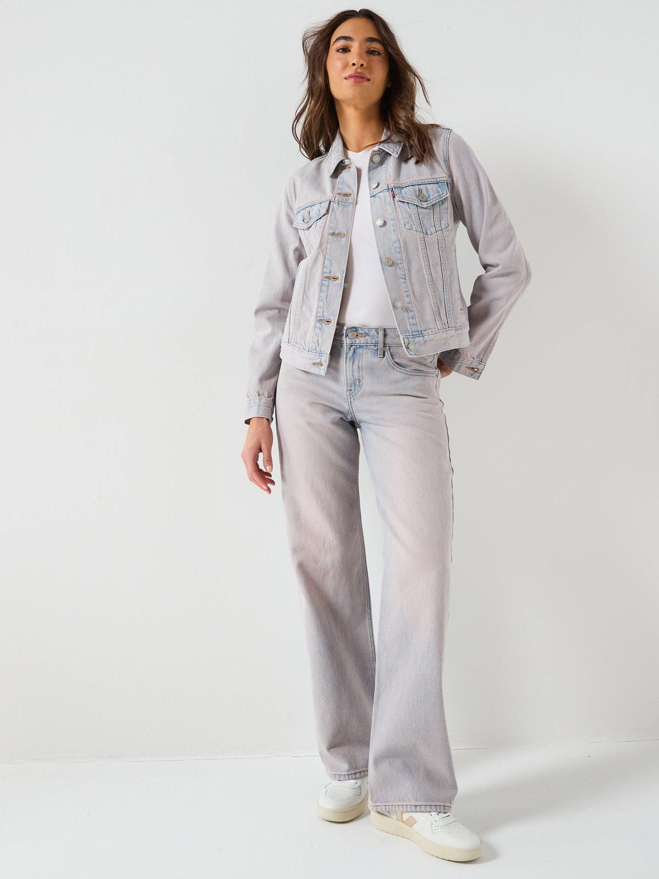  image of levis-original-trucker-light-pink