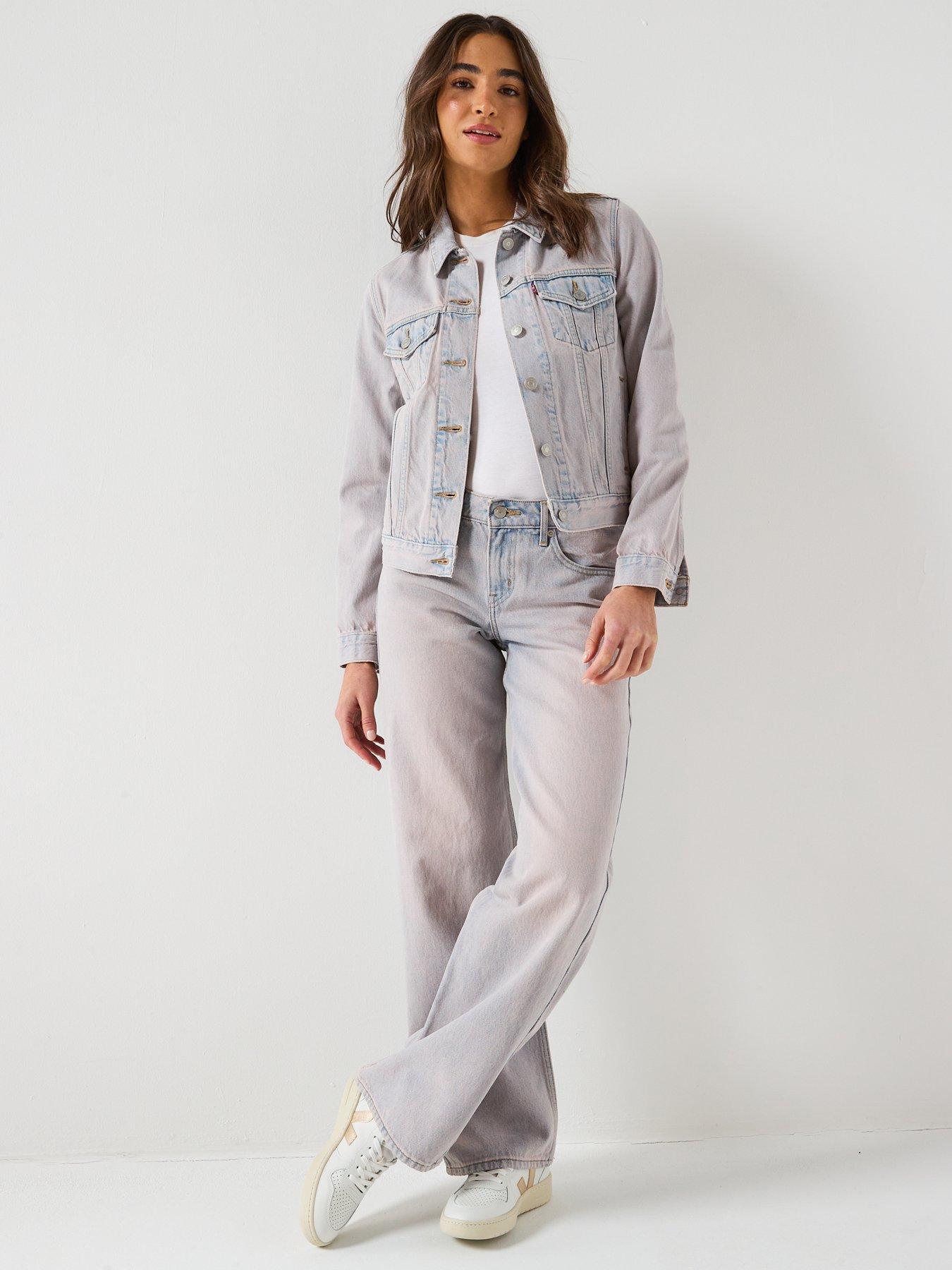  image of levis-original-trucker-light-pink