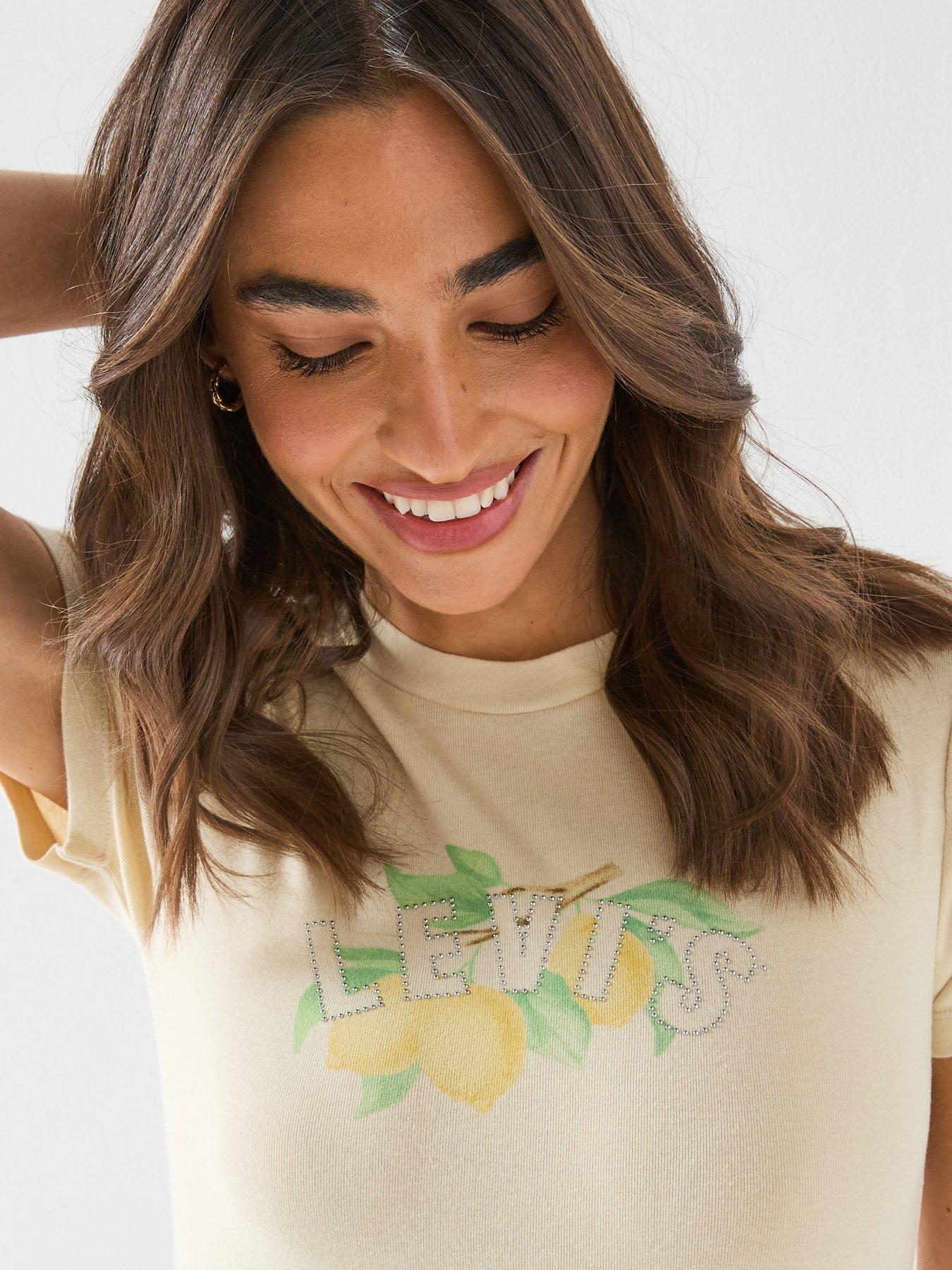 Image 6 of 6 of Levi's Essential Sporty Tee - Beige